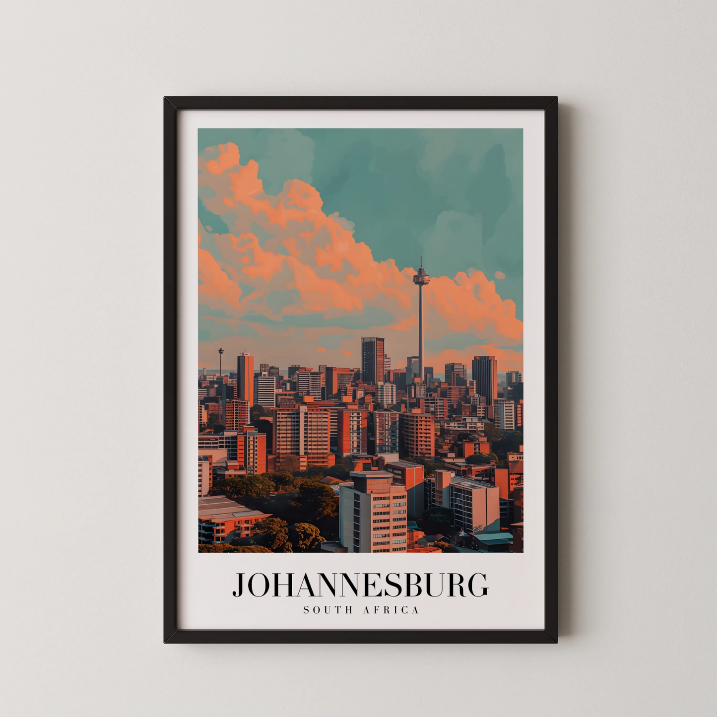 Johannesburg, South Africa, City Print