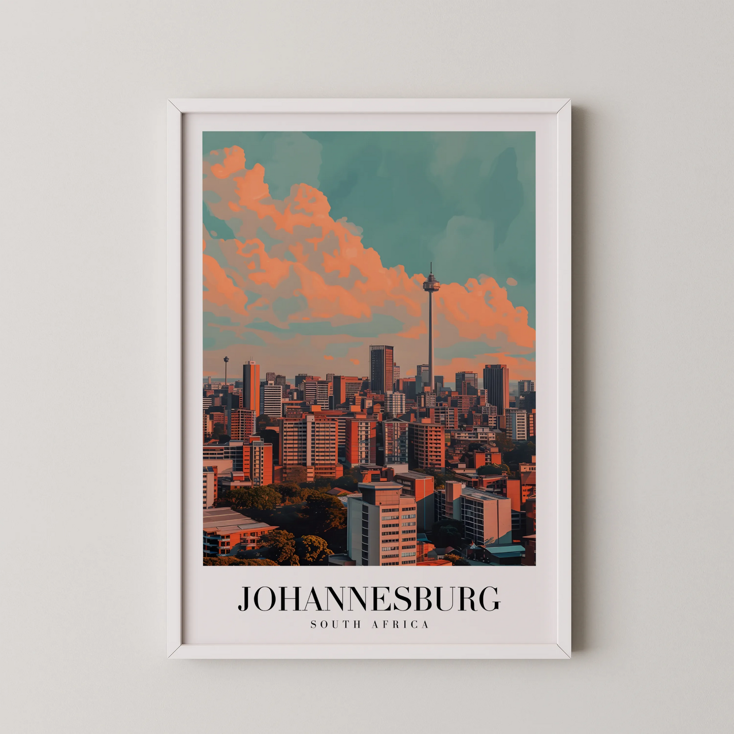 Johannesburg, South Africa, City Print