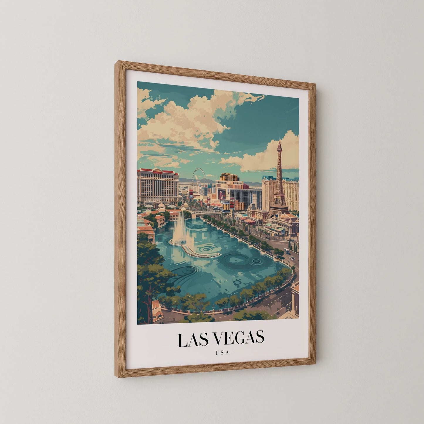 Las Vegas, USA, City Print