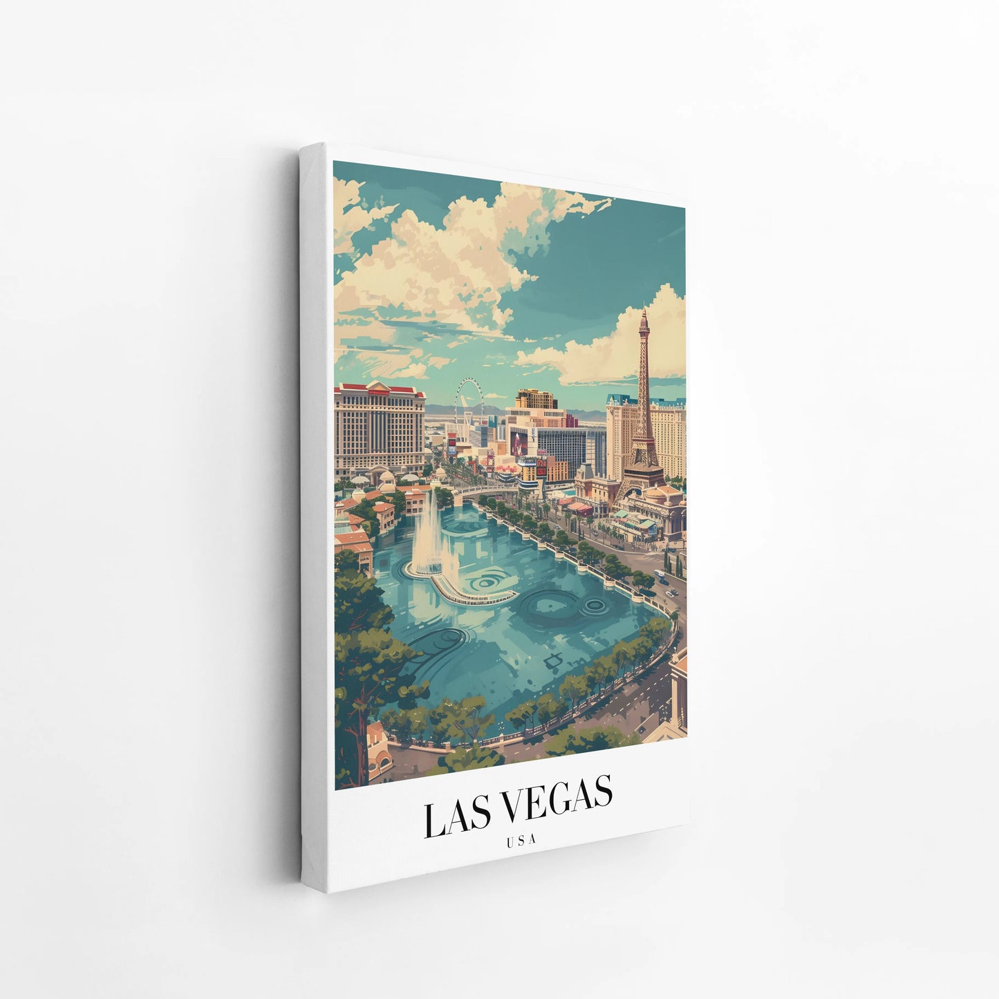 Las Vegas, USA, City Print