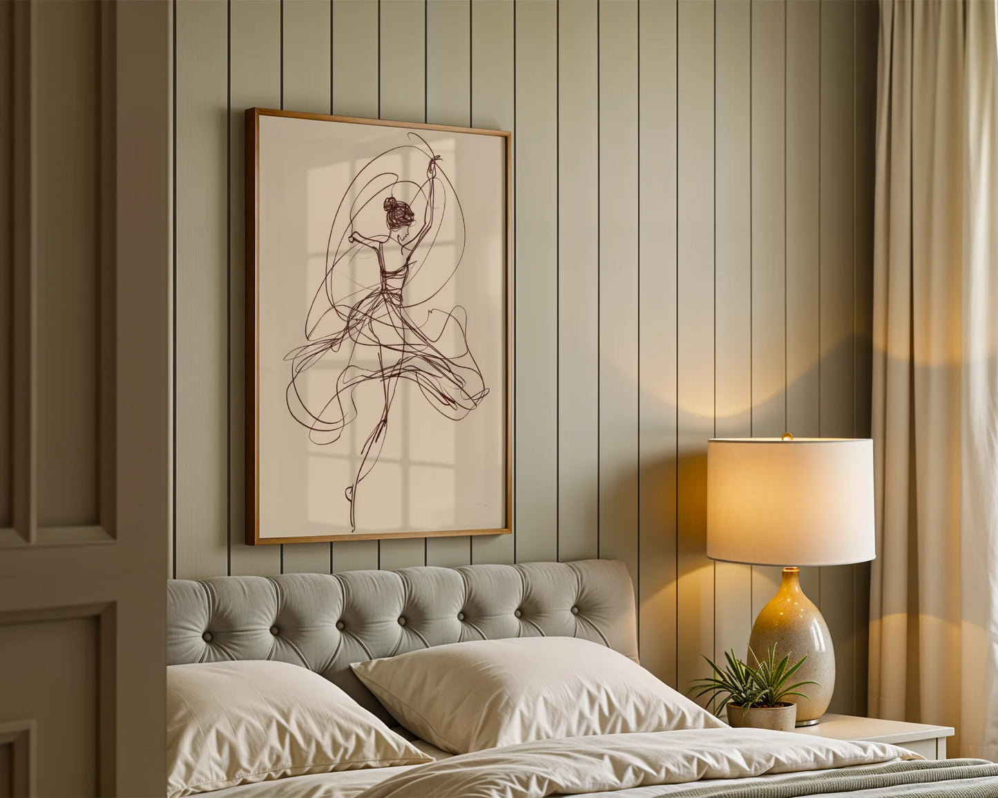 Line Art II, Modern Abstract, Minimal Wall Painting