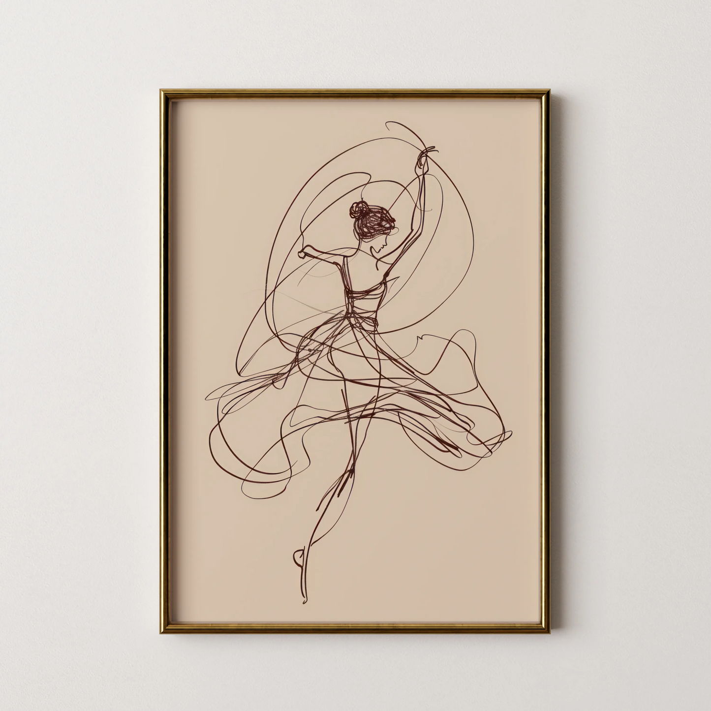Line Art II, Modern Abstract, Minimal Wall Painting