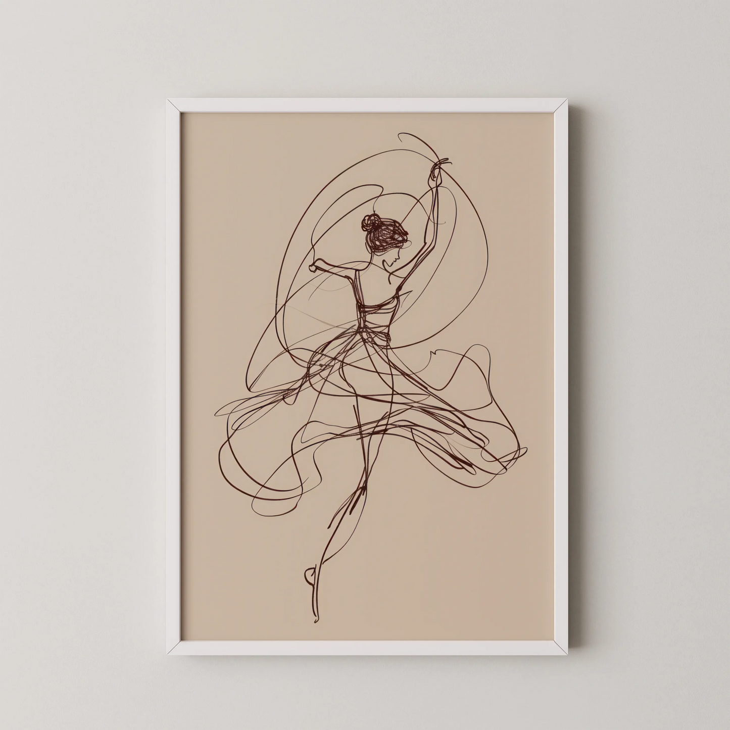 Line Art II, Modern Abstract, Minimal Wall Painting