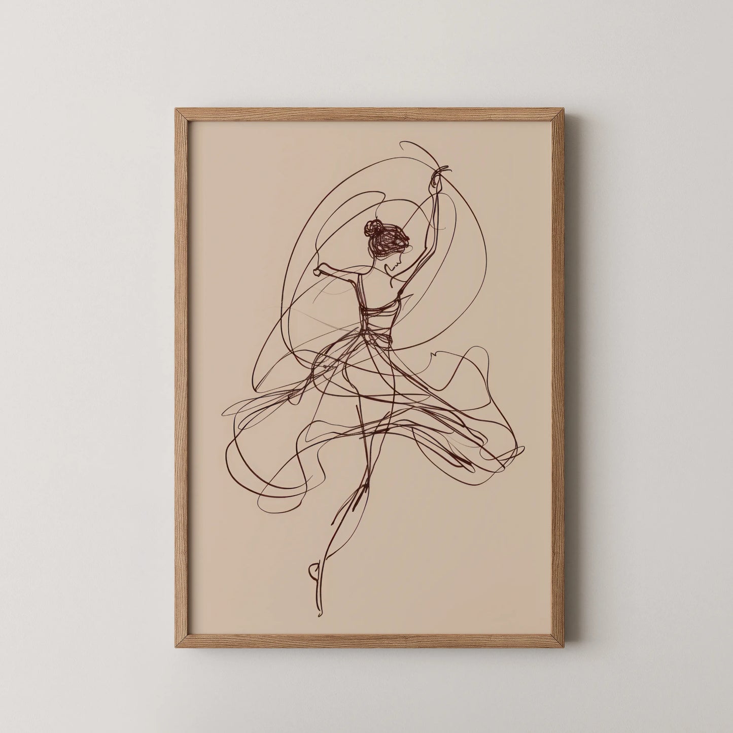 Line Art II, Modern Abstract, Minimal Wall Painting