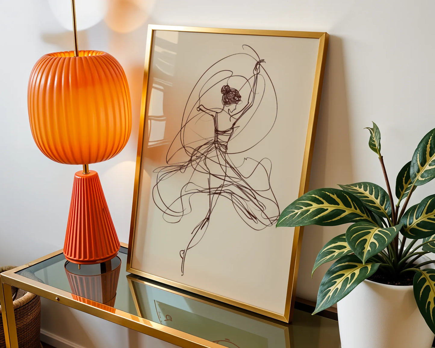 Line Art II, Modern Abstract, Minimal Wall Painting
