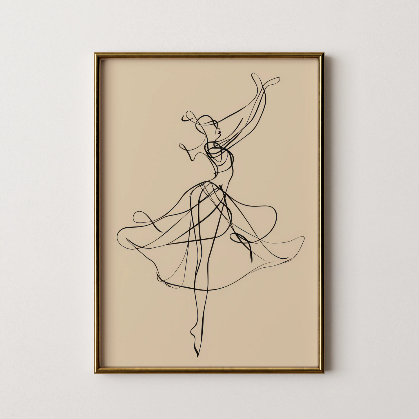Line Art IV, Modern Abstract, Minimal Wall Painting
