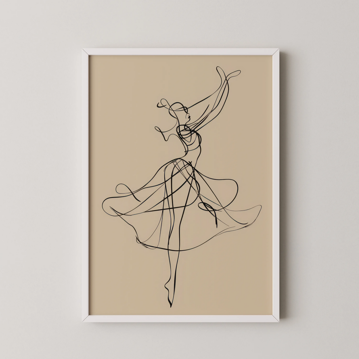 Line Art IV, Modern Abstract, Minimal Wall Painting