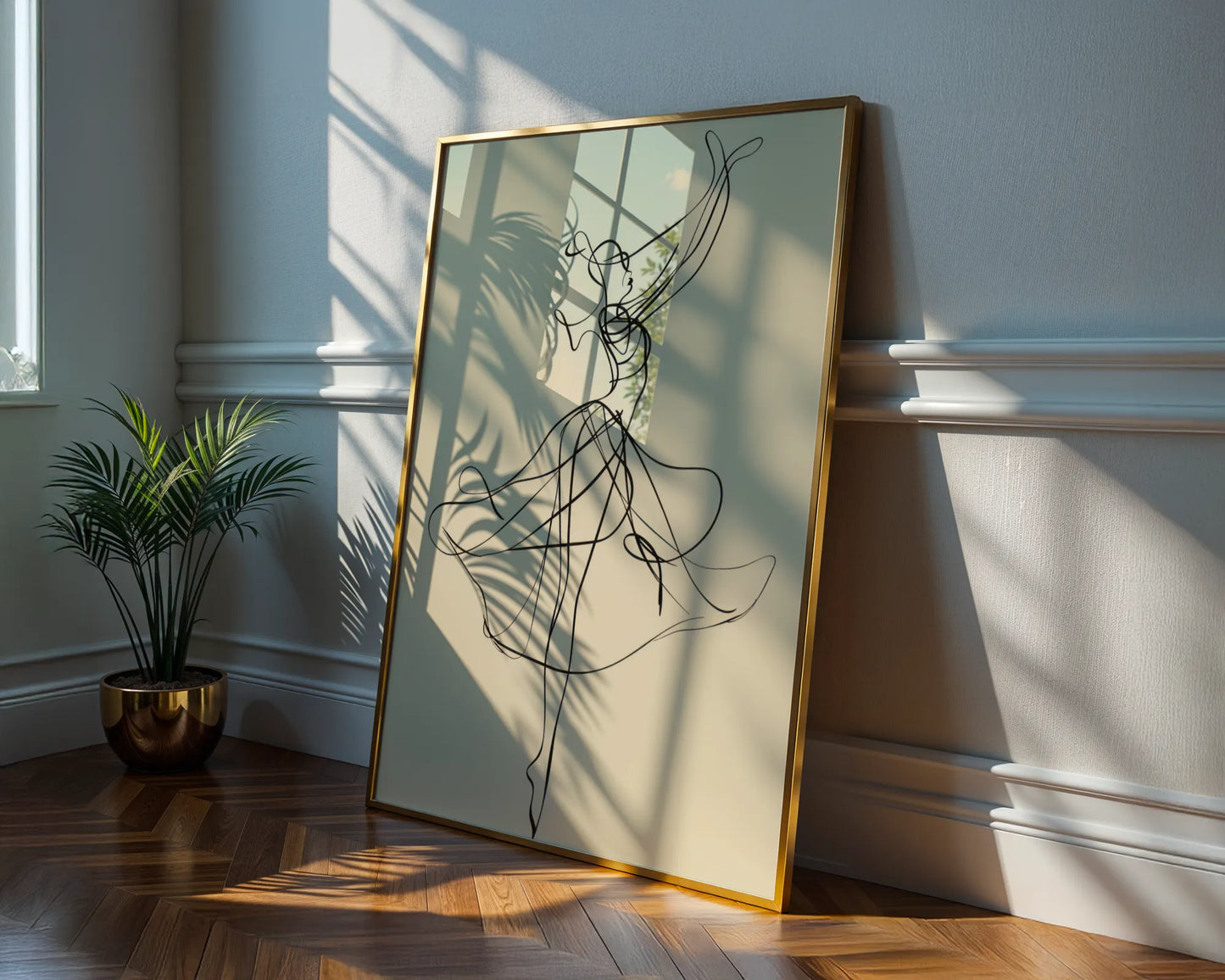 Line Art IV, Modern Abstract, Minimal Wall Painting
