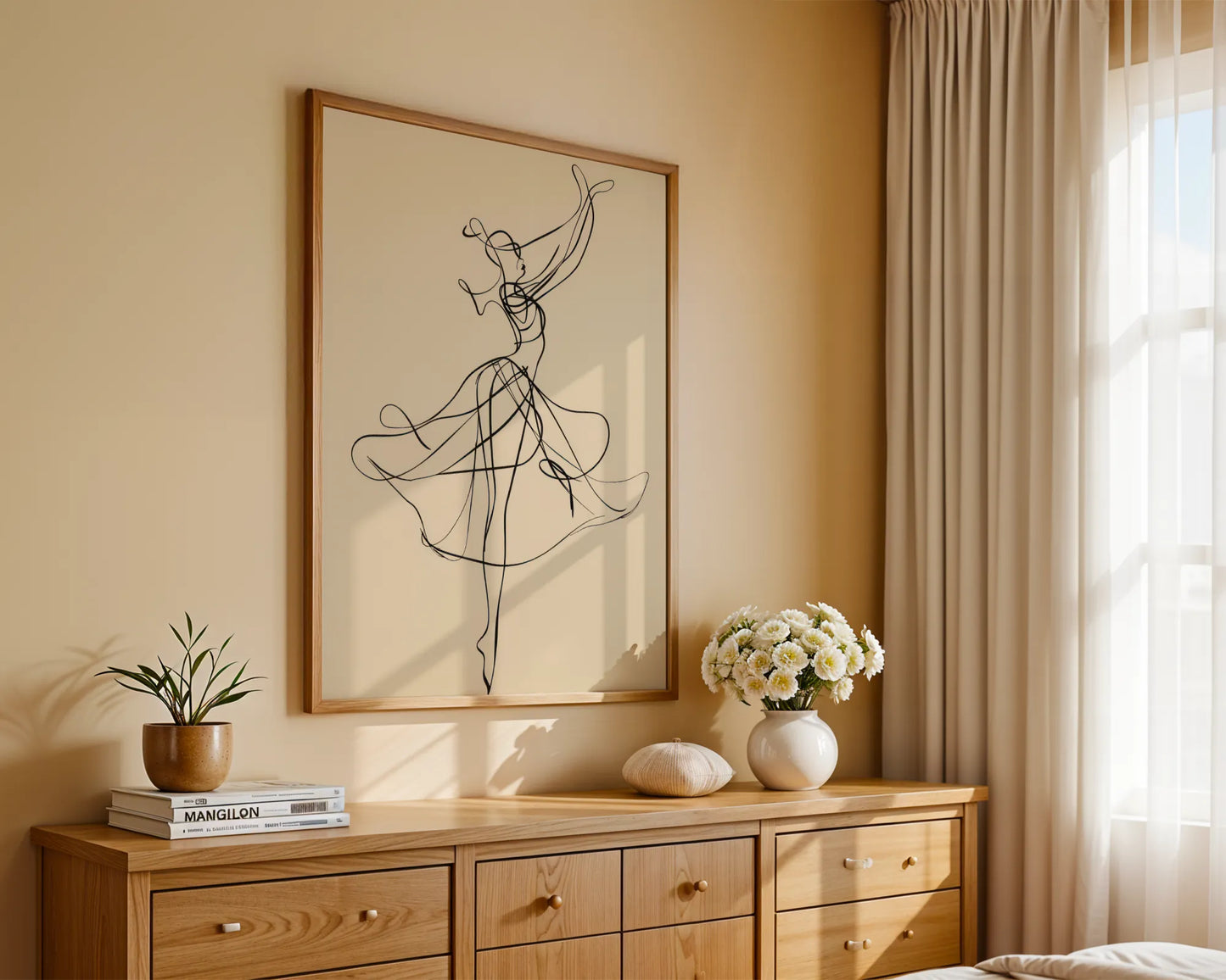 Line Art IV, Modern Abstract, Minimal Wall Painting