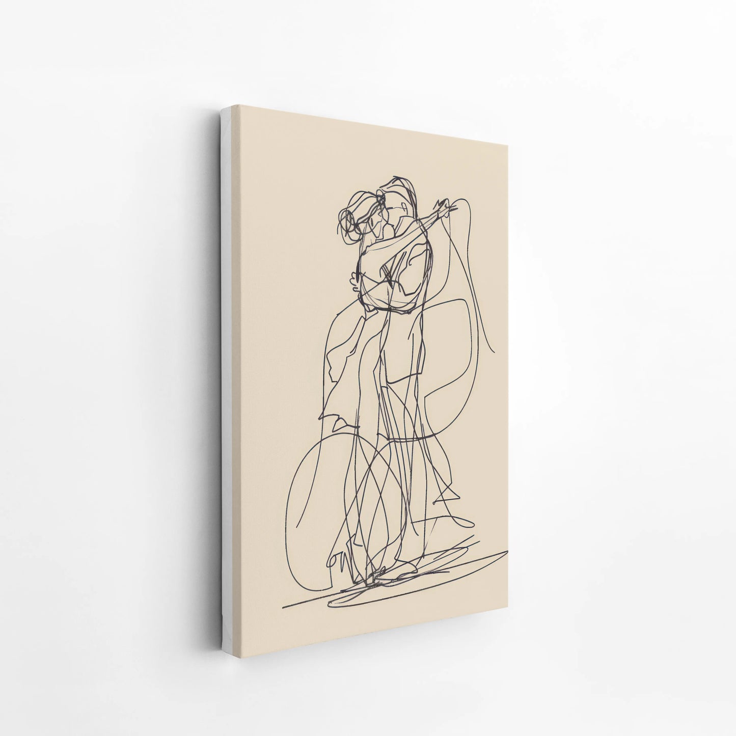 Line Art I, Modern Abstract, Minimal Wall Painting