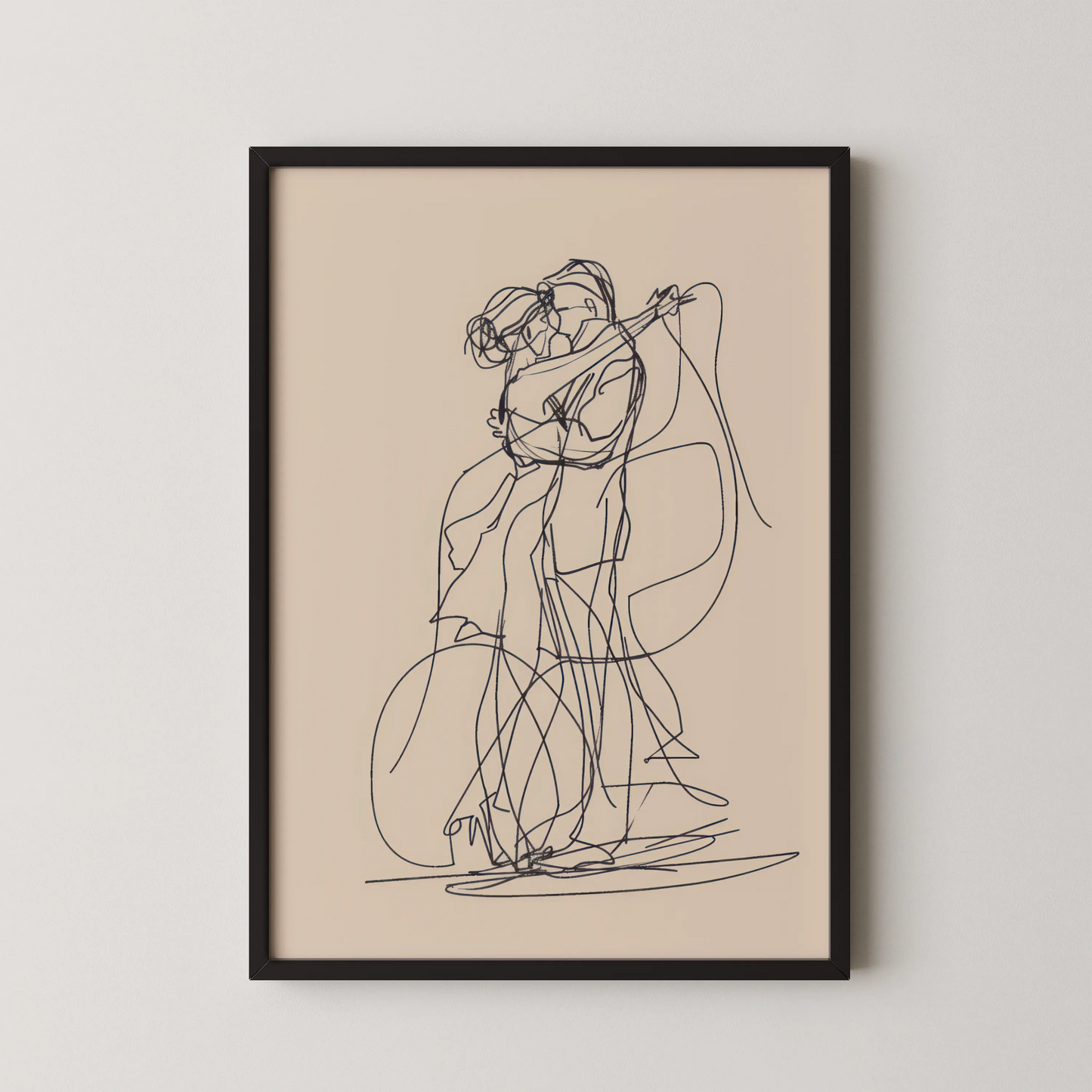 Line Art I, Modern Abstract, Minimal Wall Painting