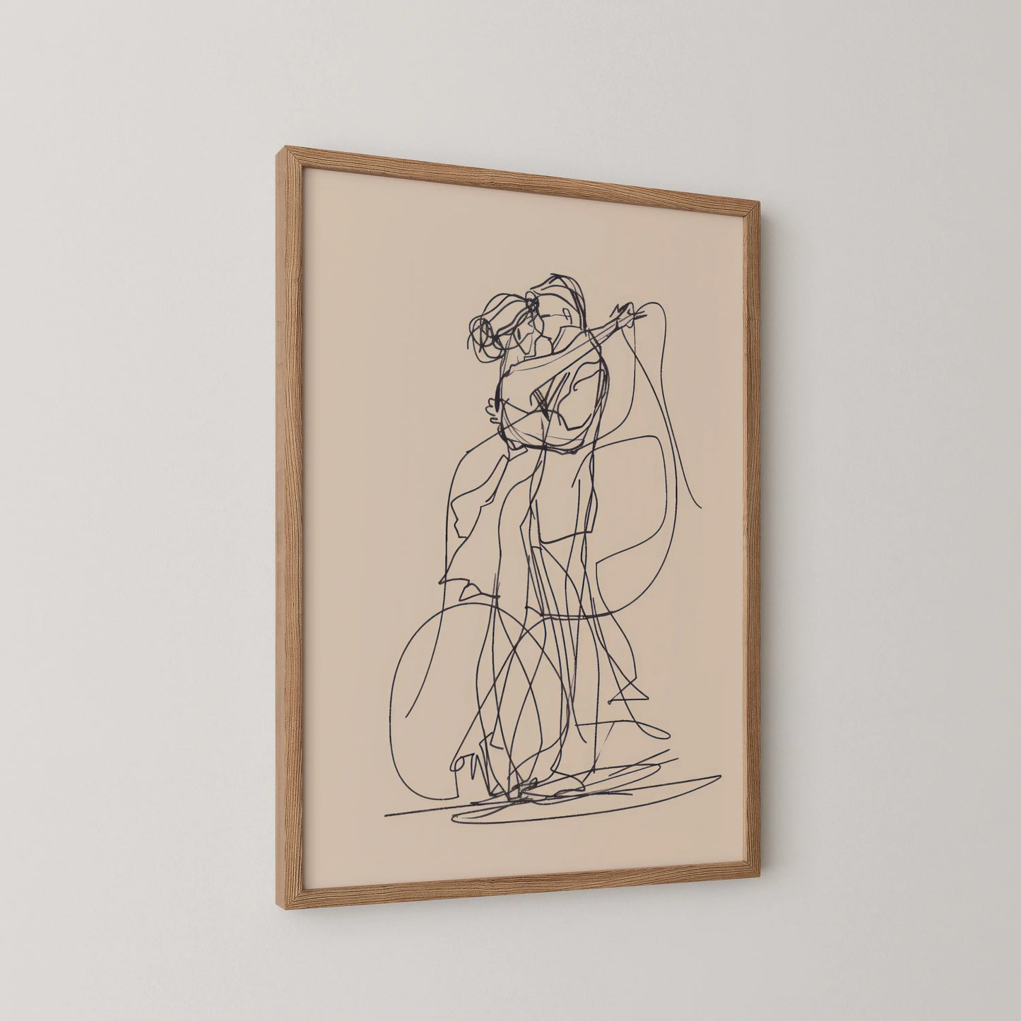 Line Art I, Modern Abstract, Minimal Wall Painting