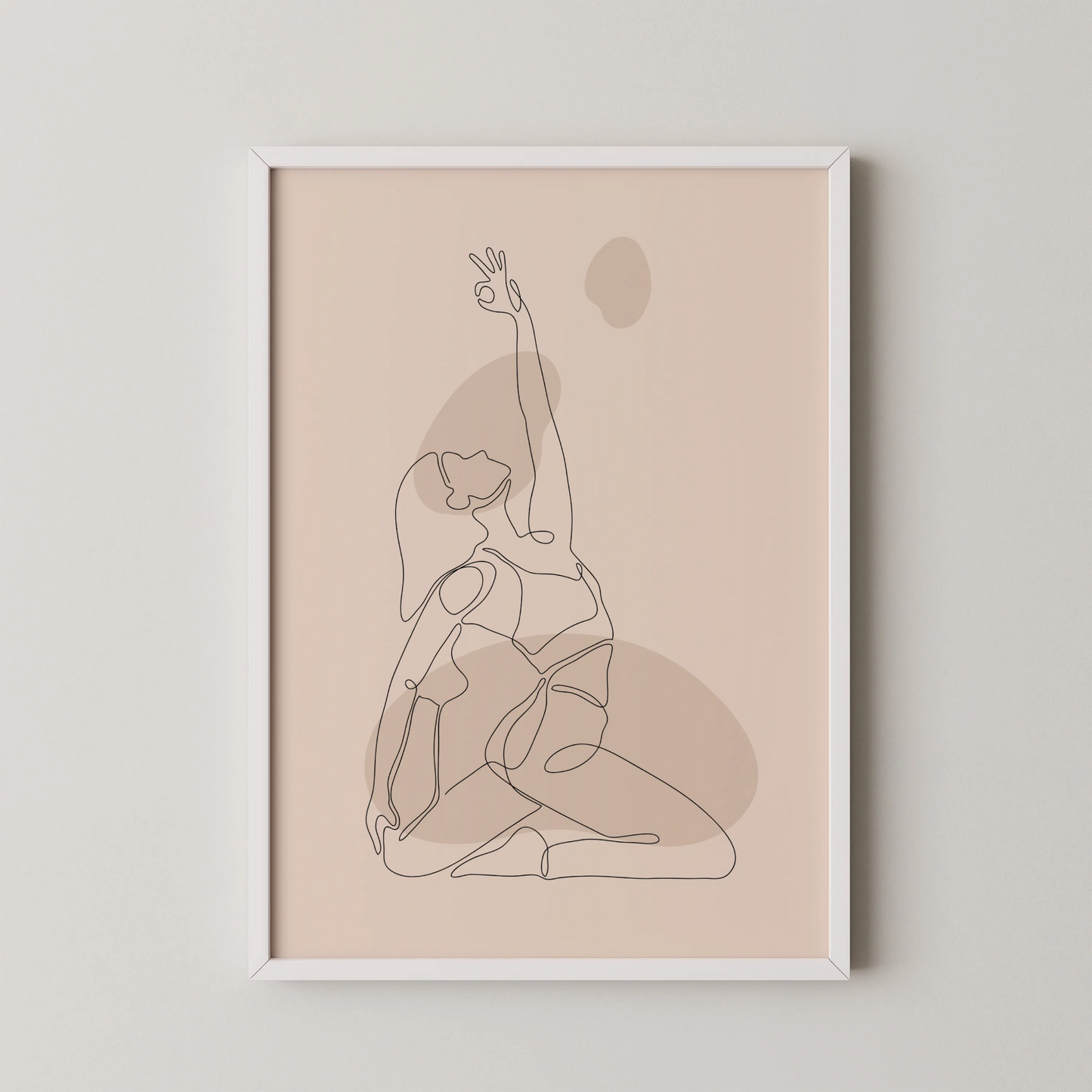 Line Art I, Modern Abstract, Minimal, Workout Motivation