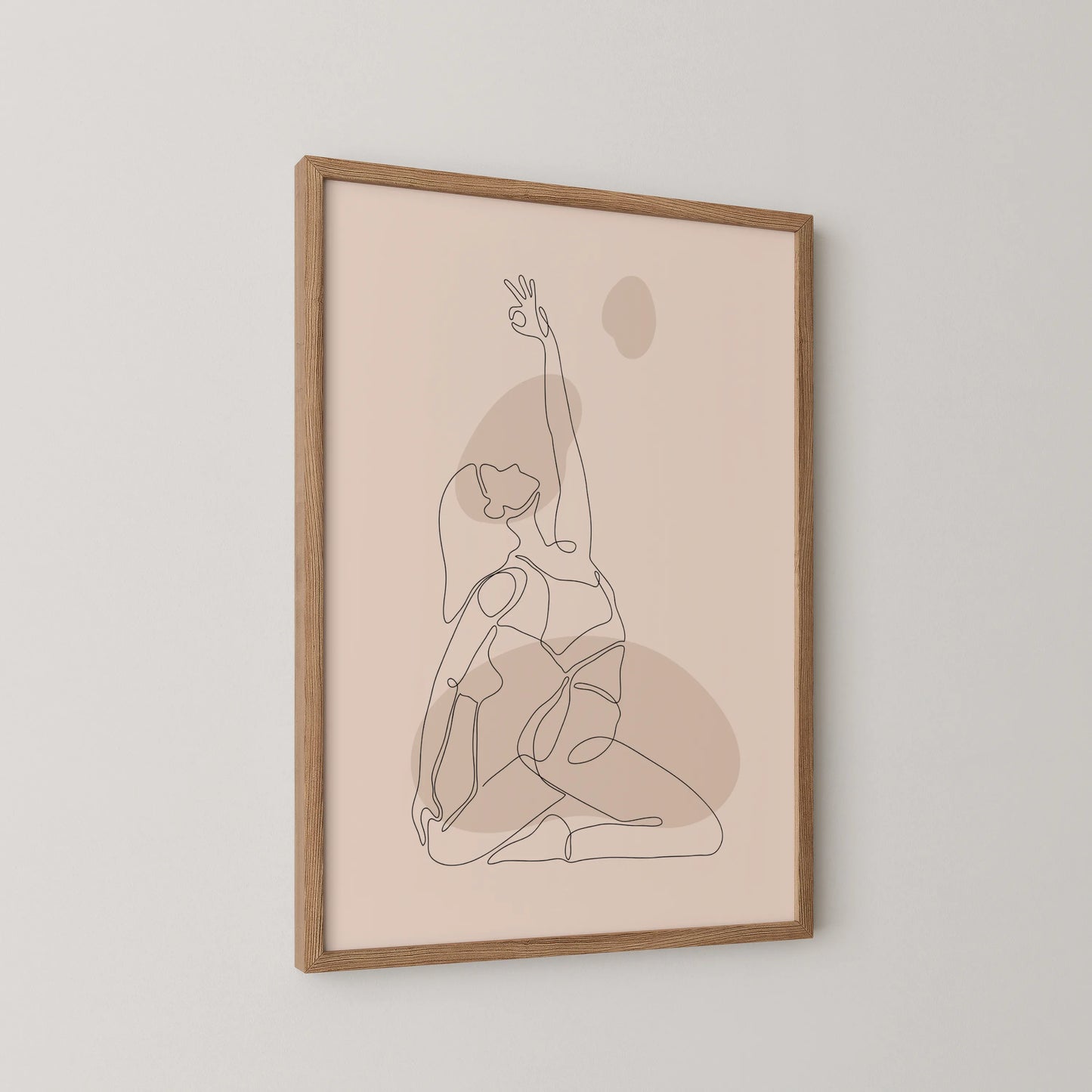 Line Art I, Modern Abstract, Minimal, Workout Motivation