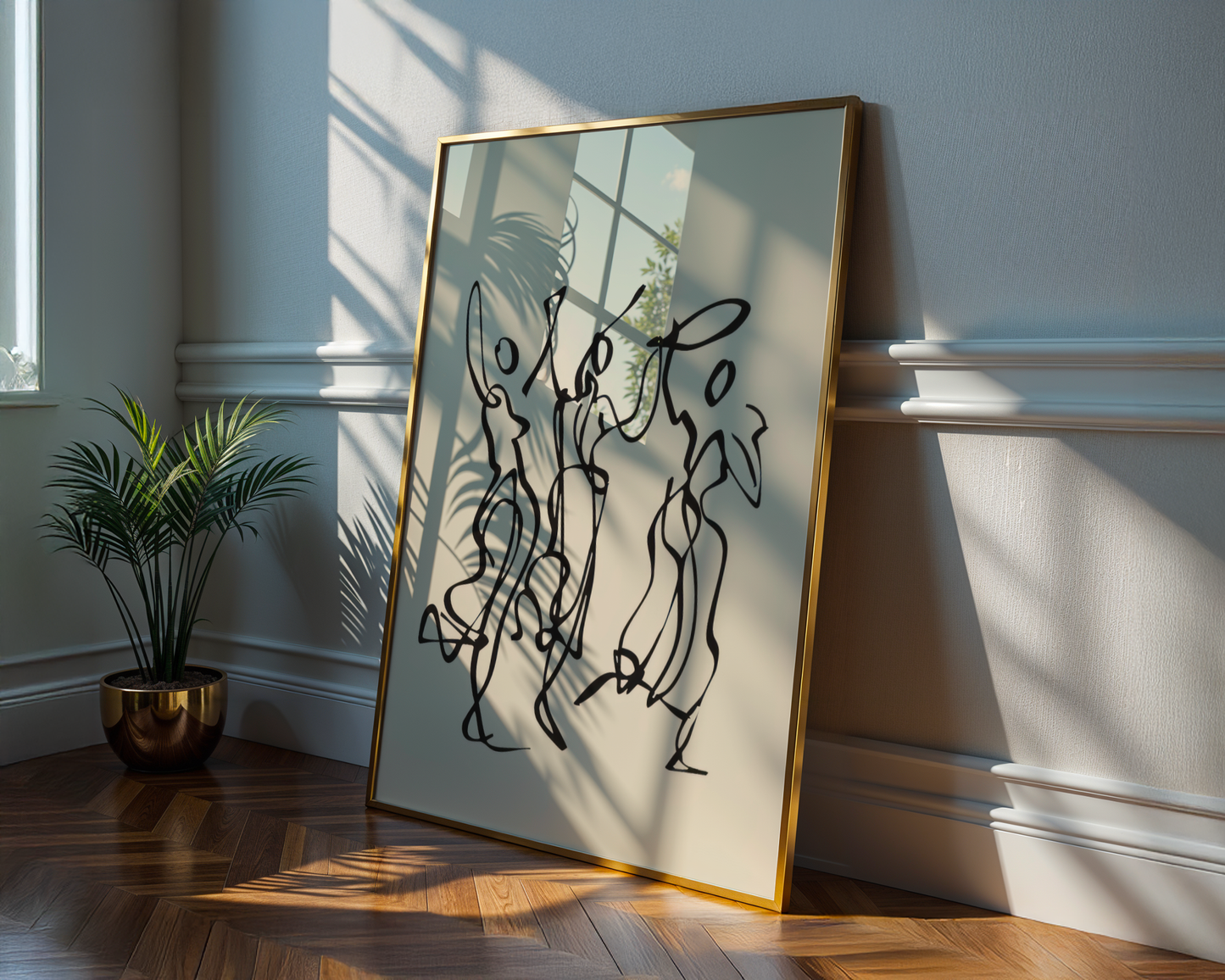 Line Art, Modern Abstract, Minimal Wall Paintings