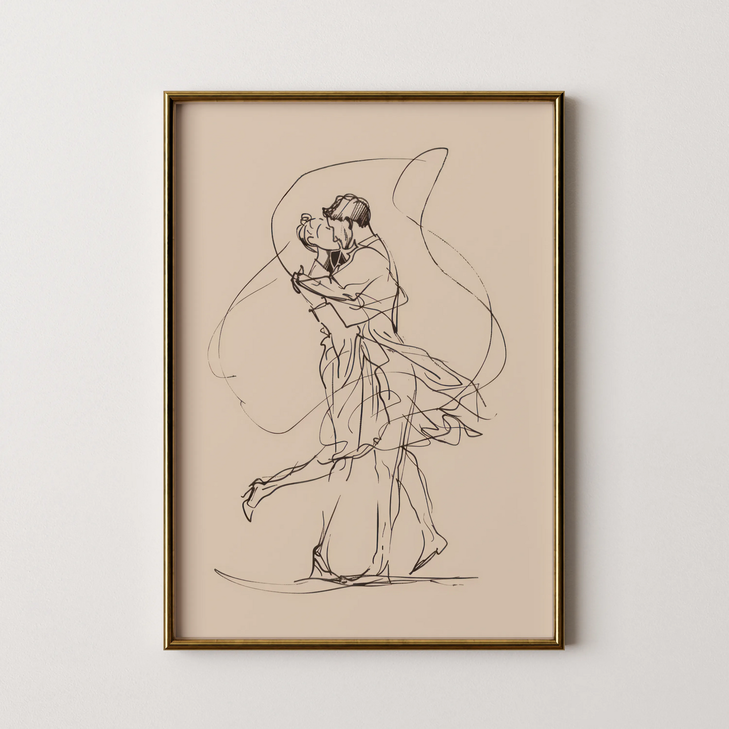 Line Art V, Modern Abstract, Minimal Wall Painting