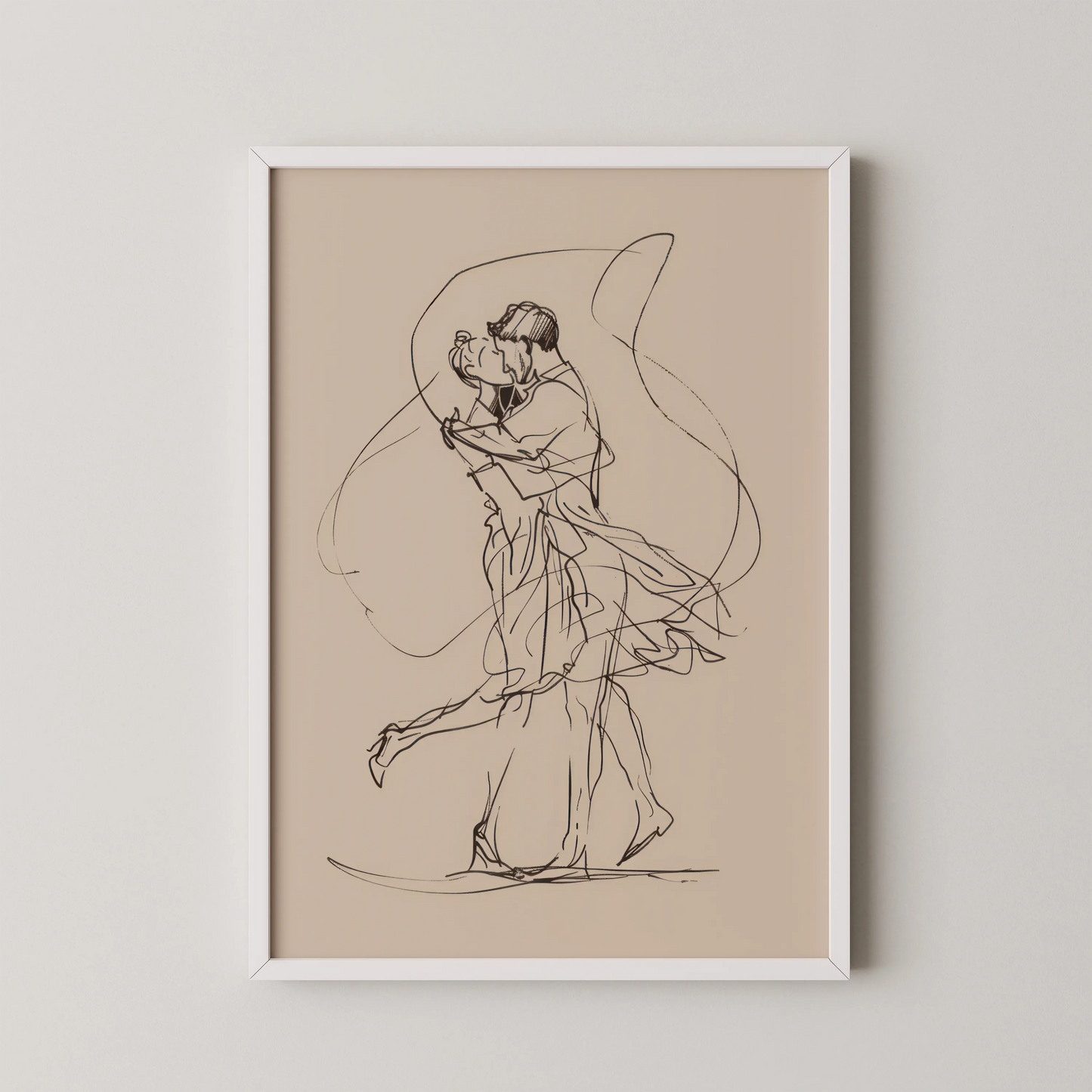 Line Art V, Modern Abstract, Minimal Wall Painting