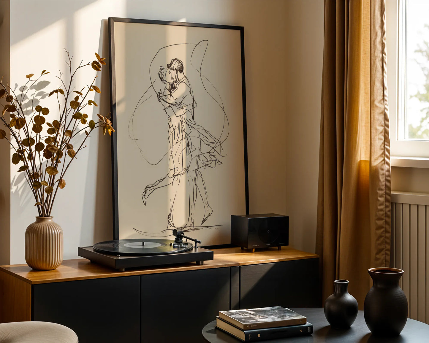 Line Art V, Modern Abstract, Minimal Wall Painting