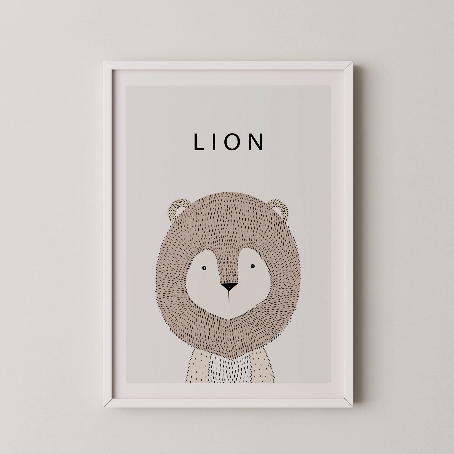 Lion - Nursery Prints