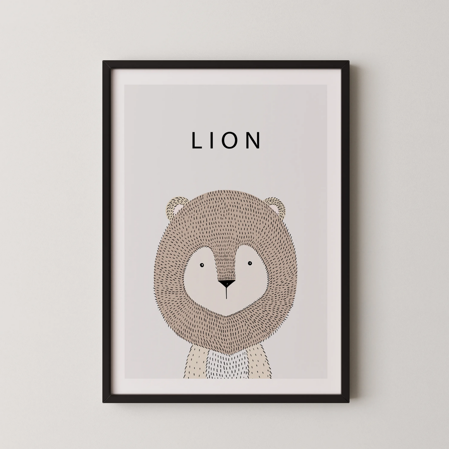 Lion - Nursery Prints