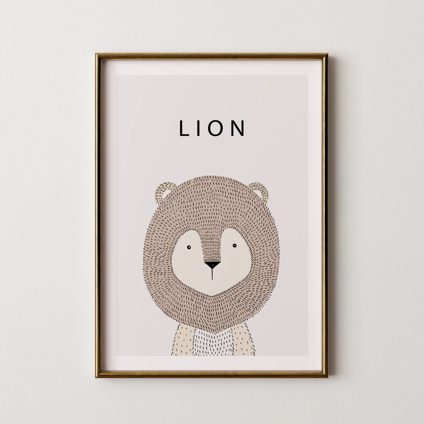 Lion - Nursery Prints