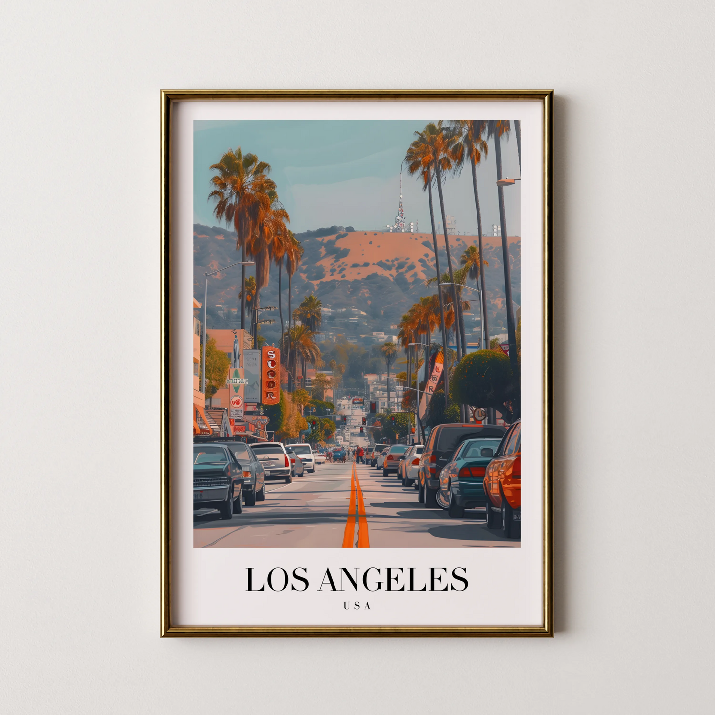 Los Angeles, USA, City Prints