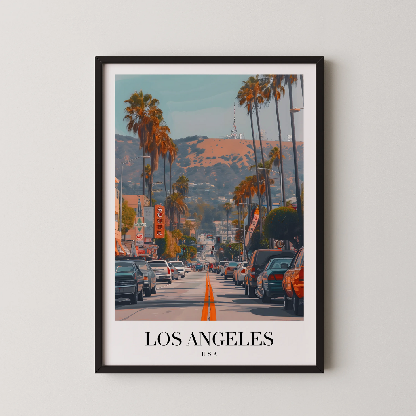 Los Angeles, USA, City Prints