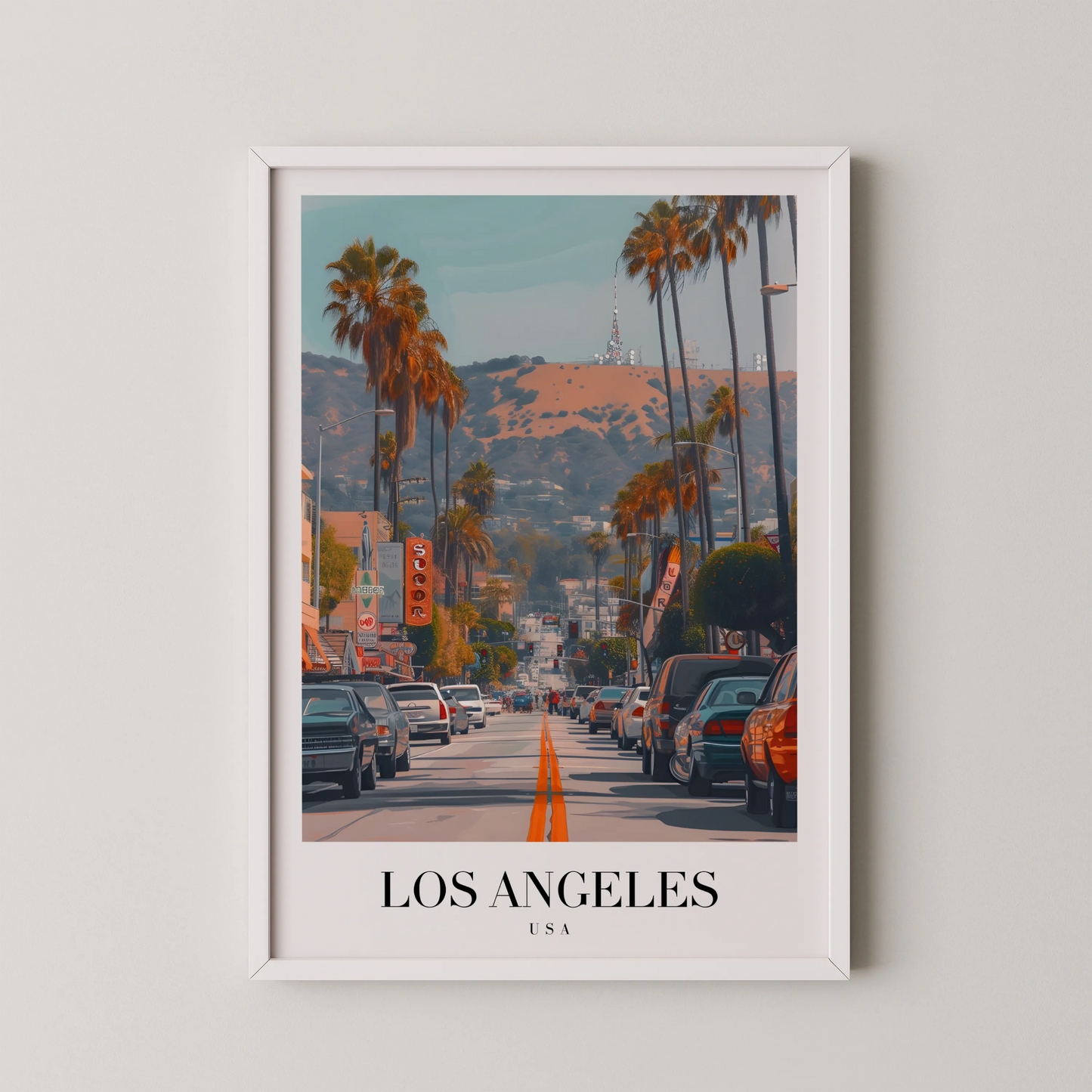 Los Angeles, USA, City Prints