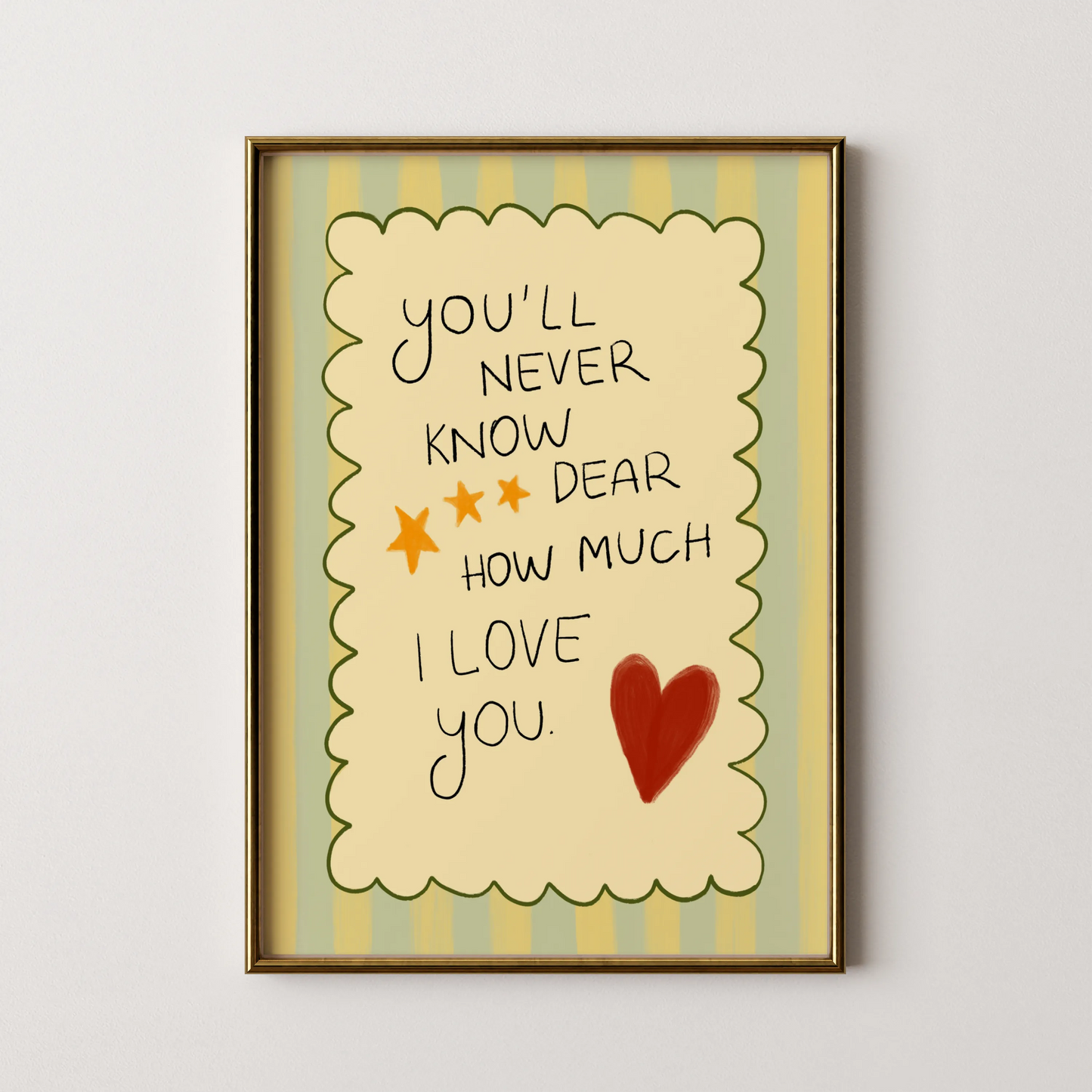 Love you - Nursery Prints