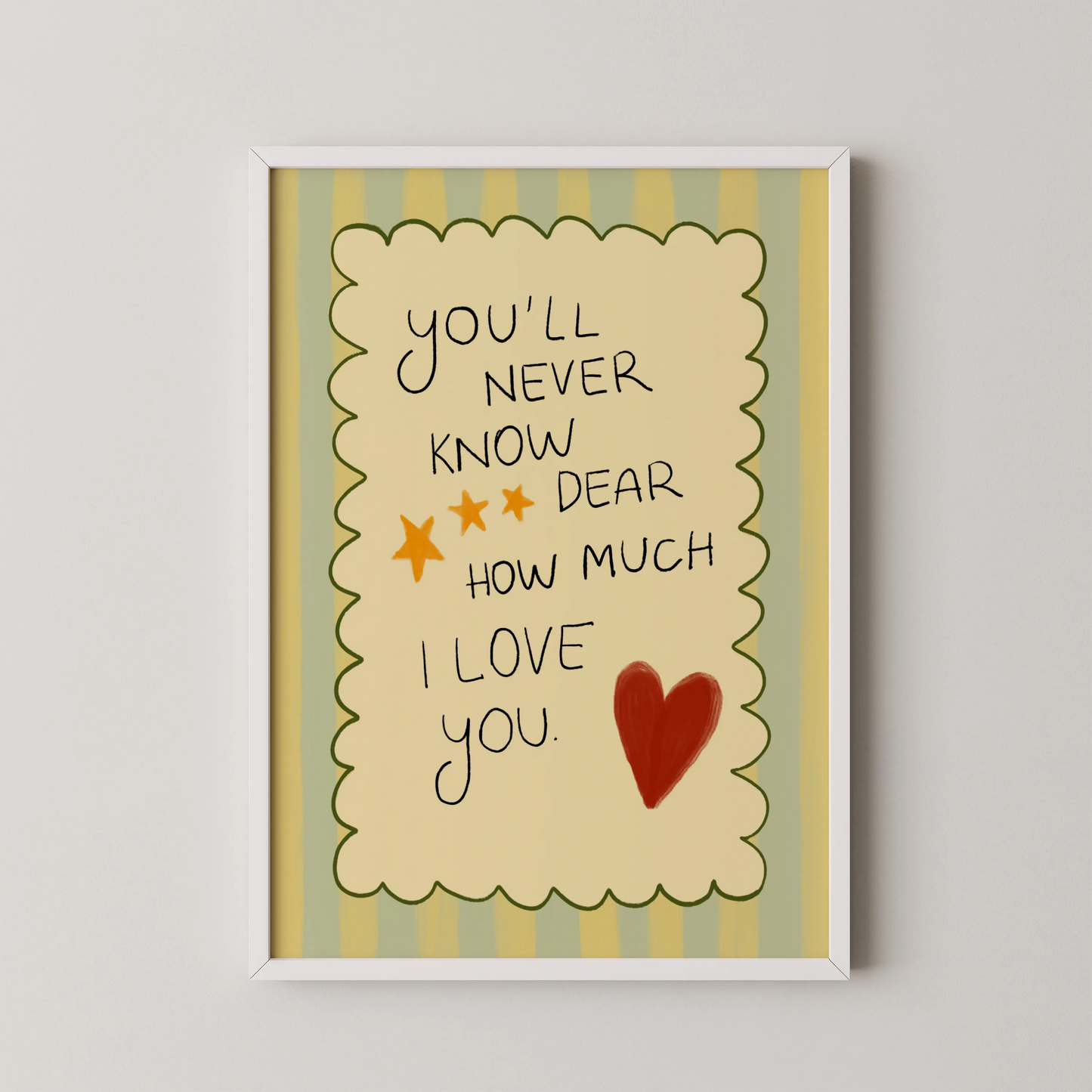 Love you - Nursery Prints