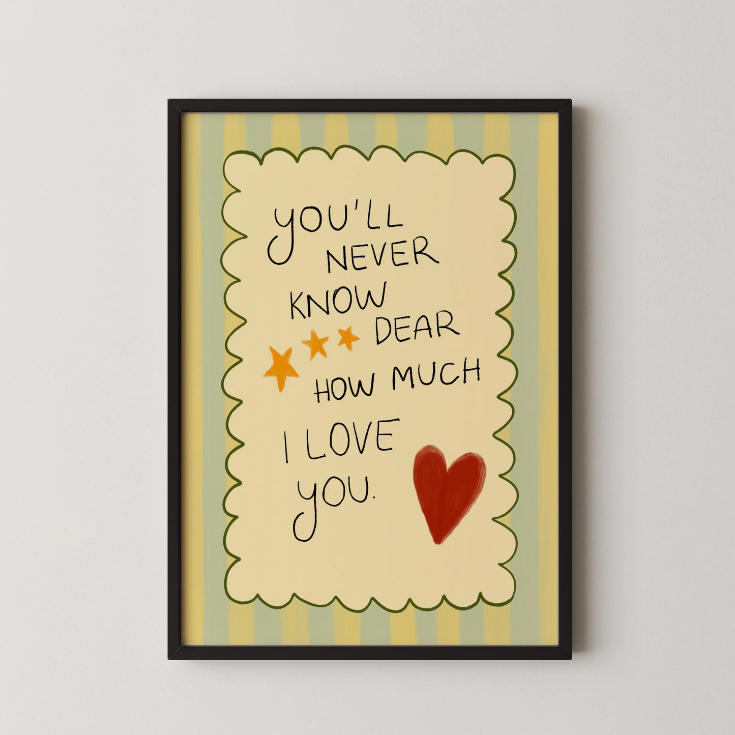 Love you - Nursery Prints
