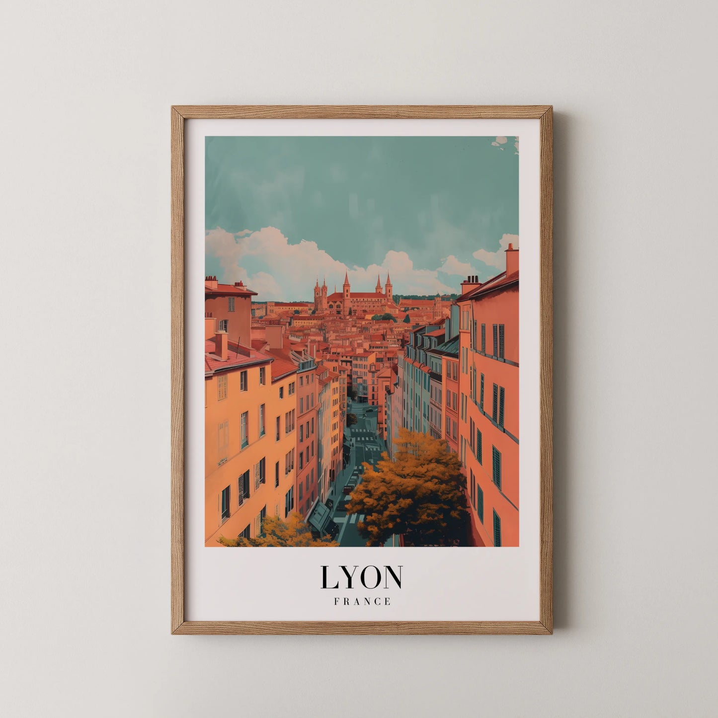 Lyon, France, City Prints