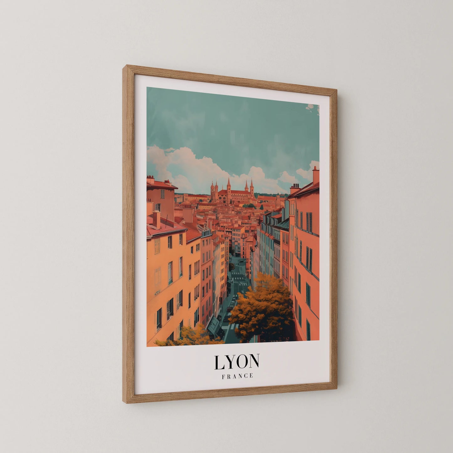 Lyon, France, City Prints