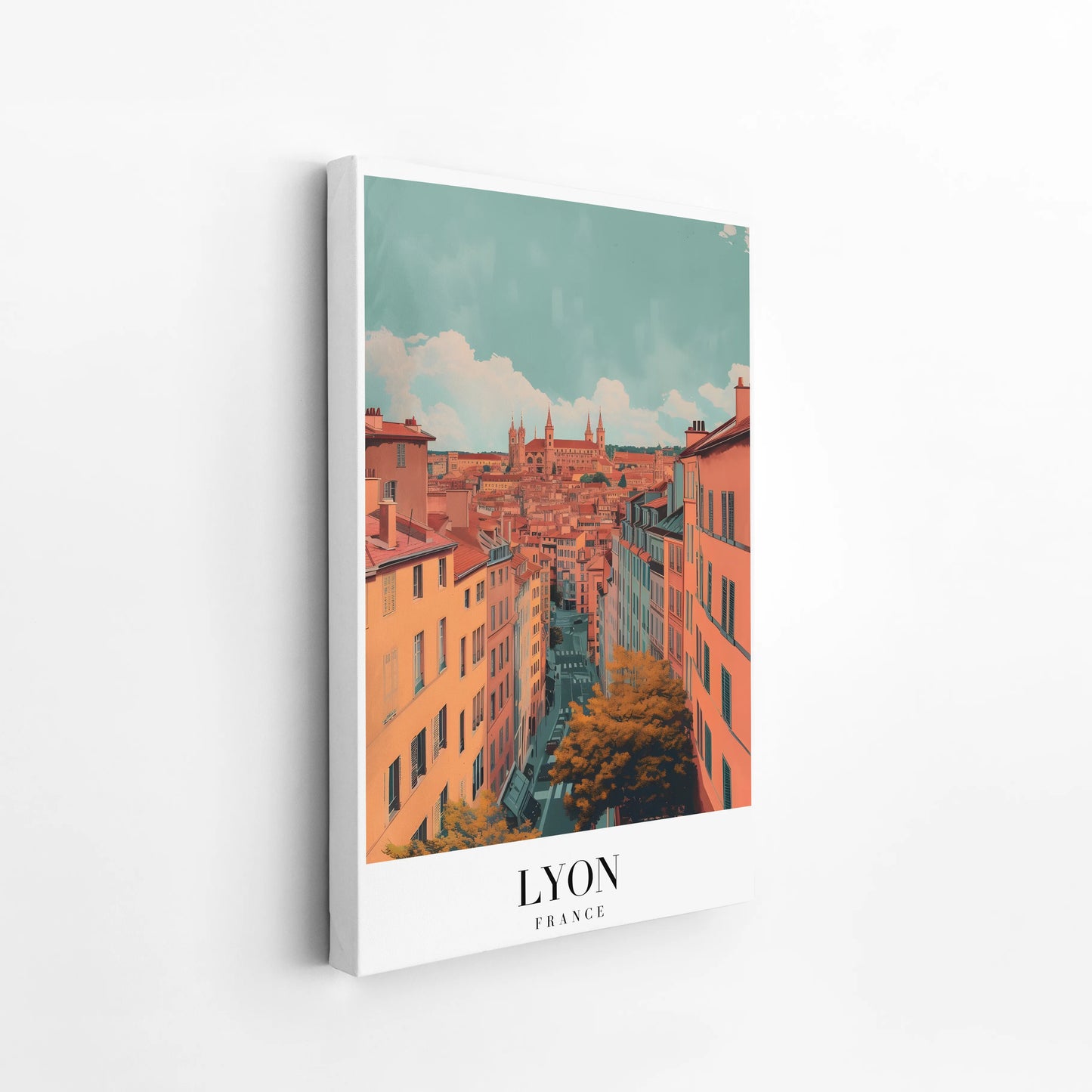 Lyon, France, City Prints