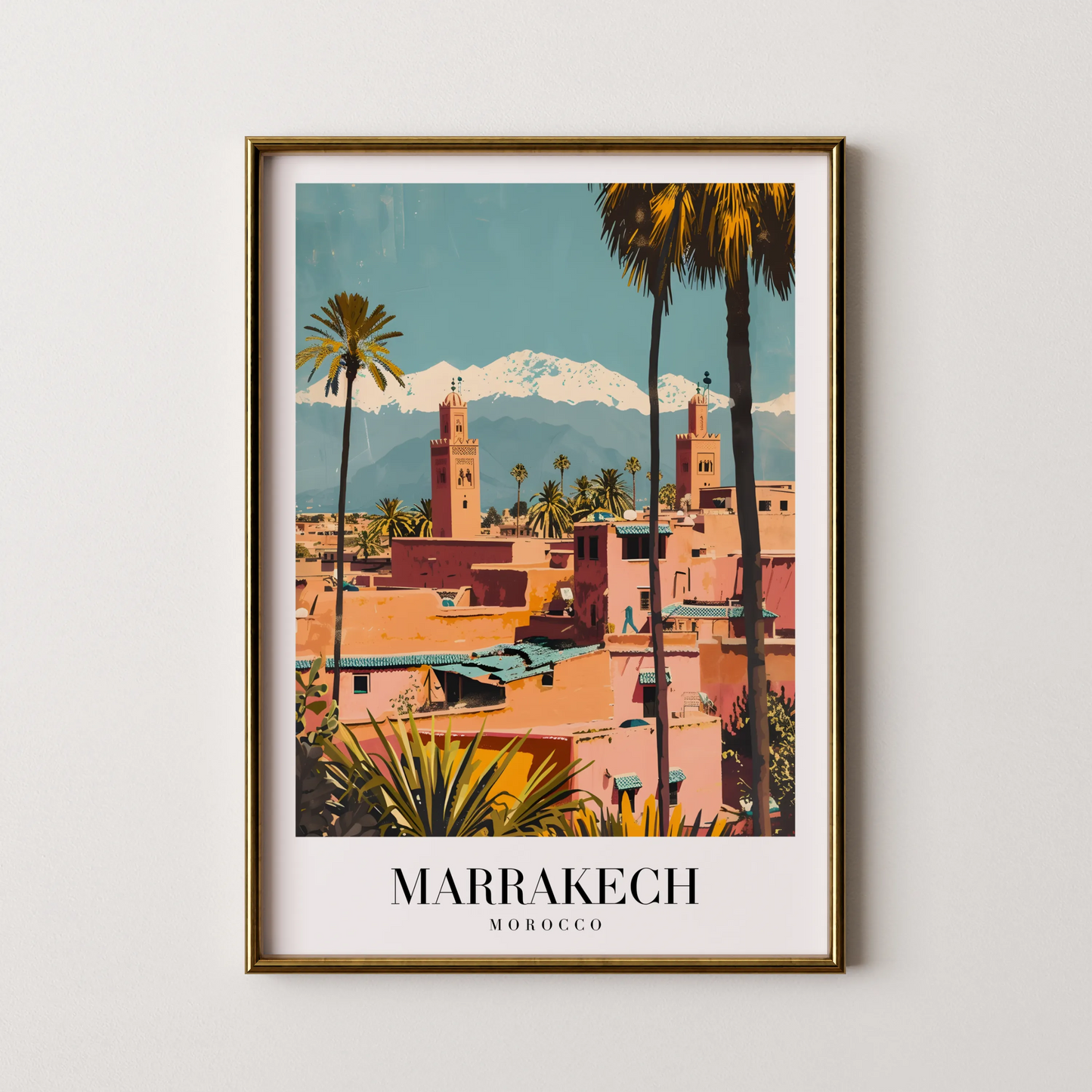 Marrakech, Morocco, City Print