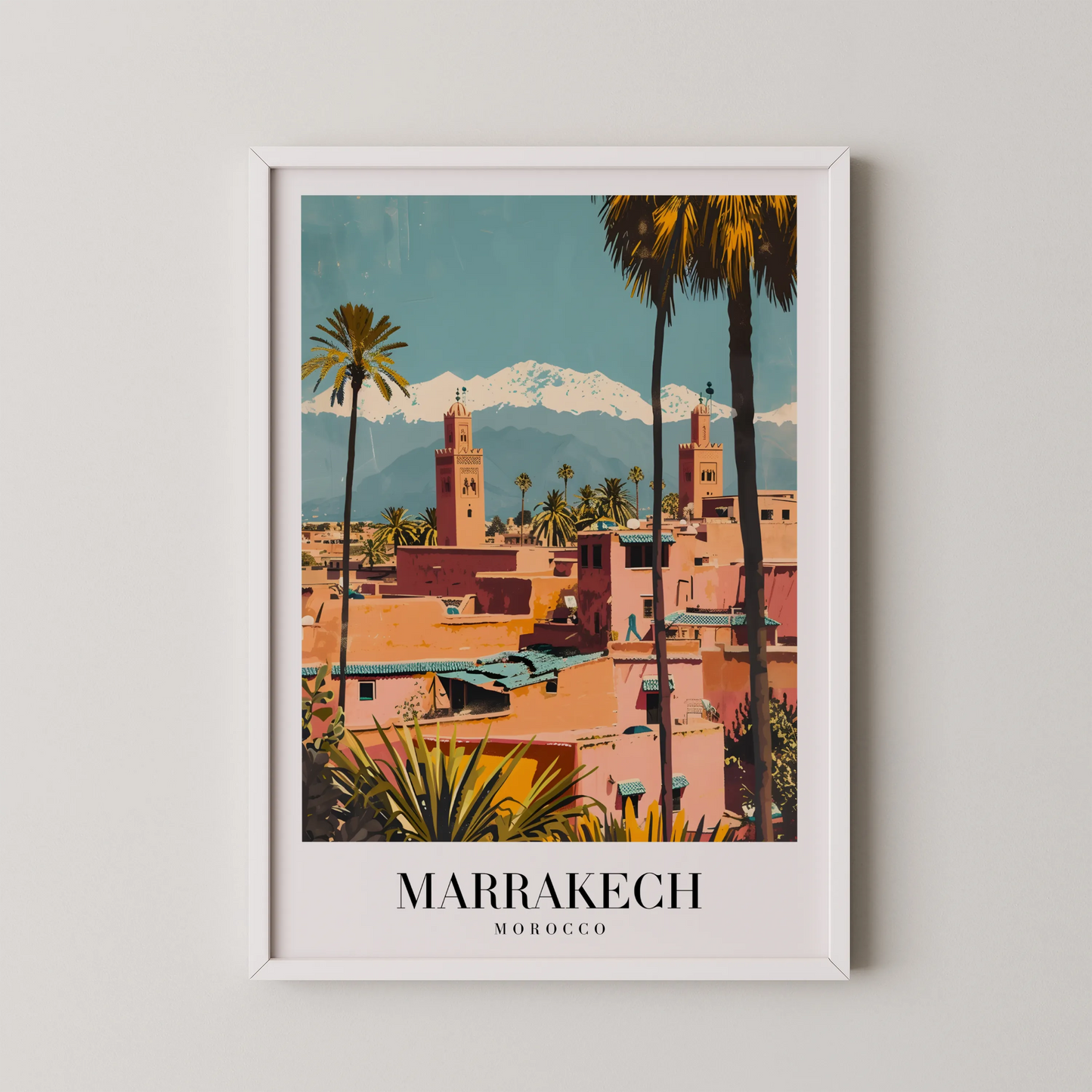 Marrakech, Morocco, City Print