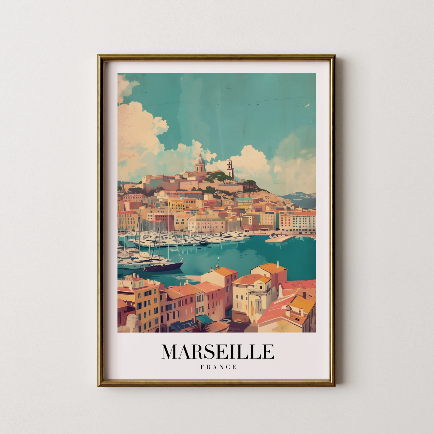 Marseille, France, City Prints