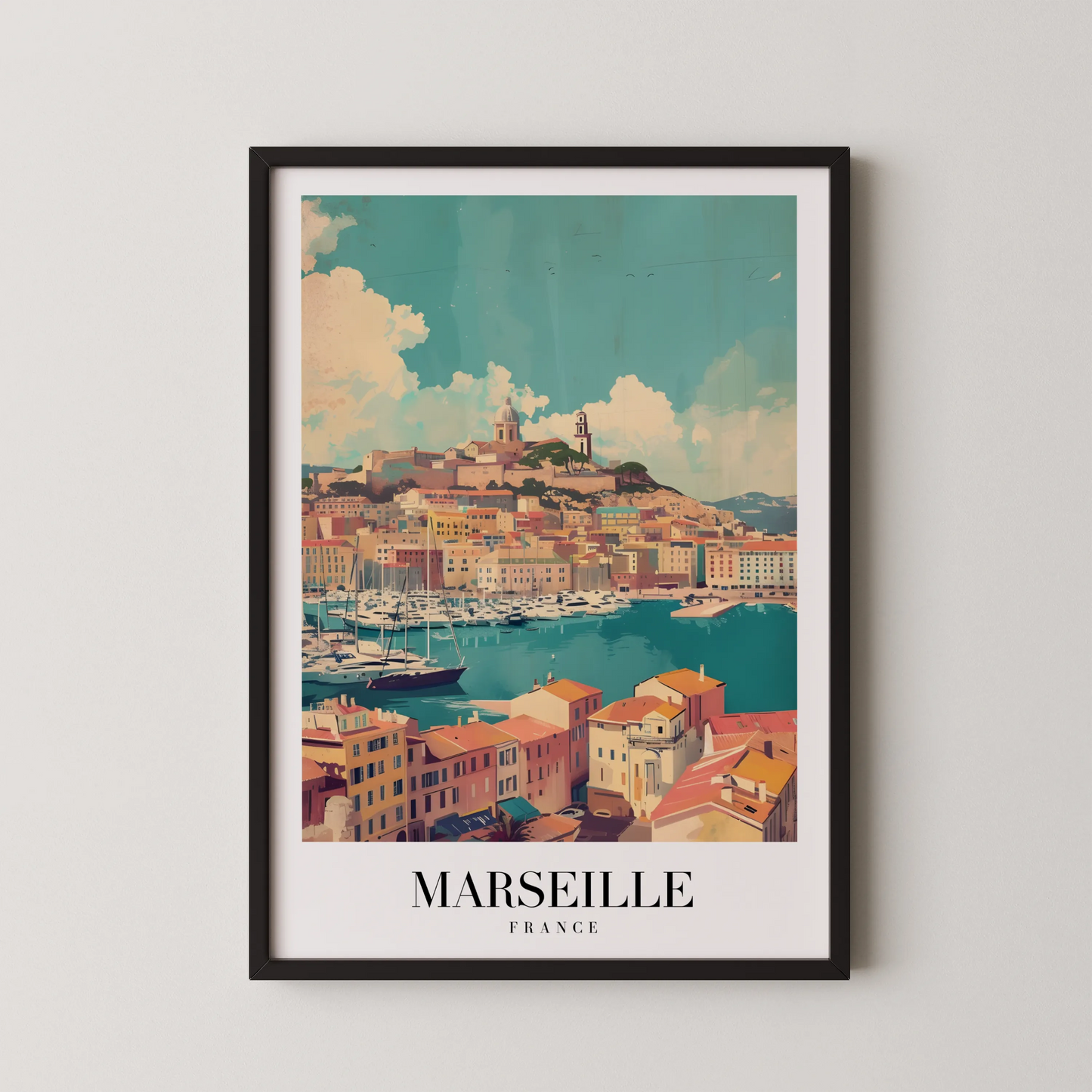 Marseille, France, City Prints