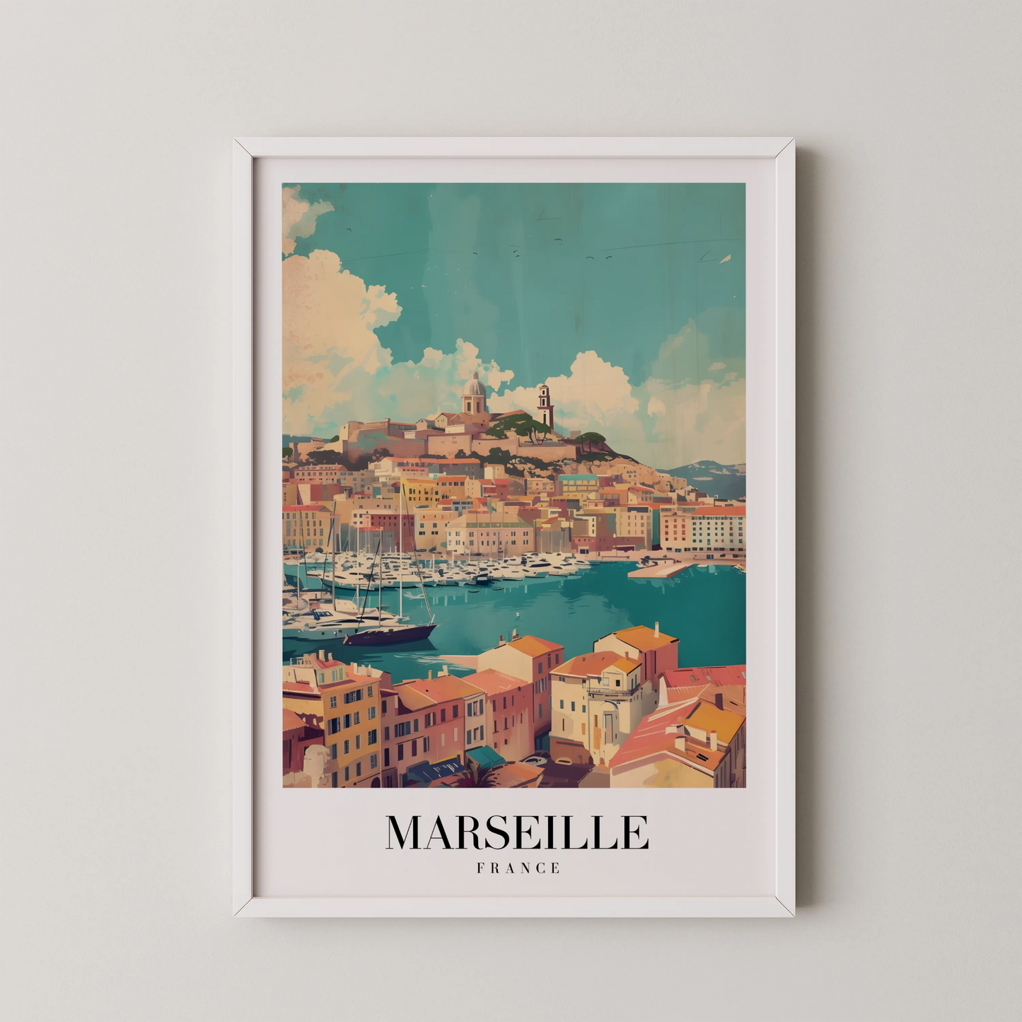 Marseille, France, City Prints
