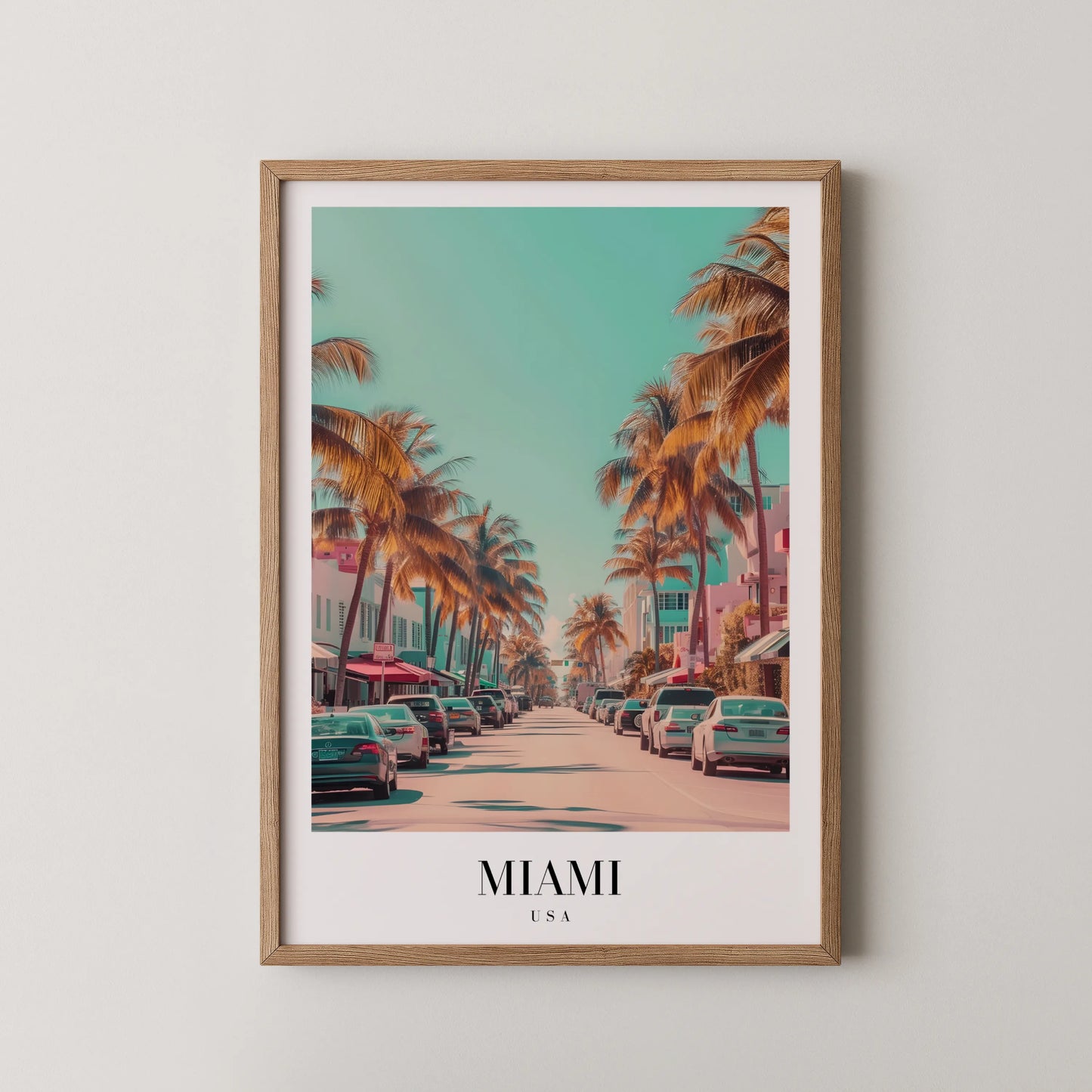 Miami, USA, City Prints