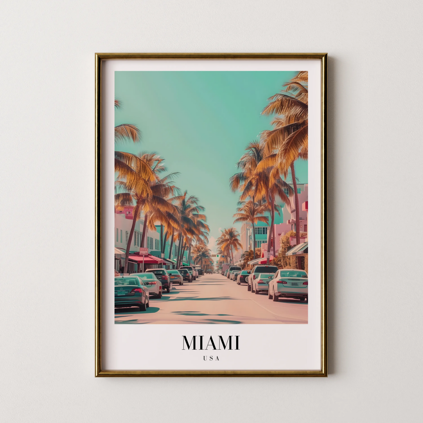 Miami, USA, City Prints