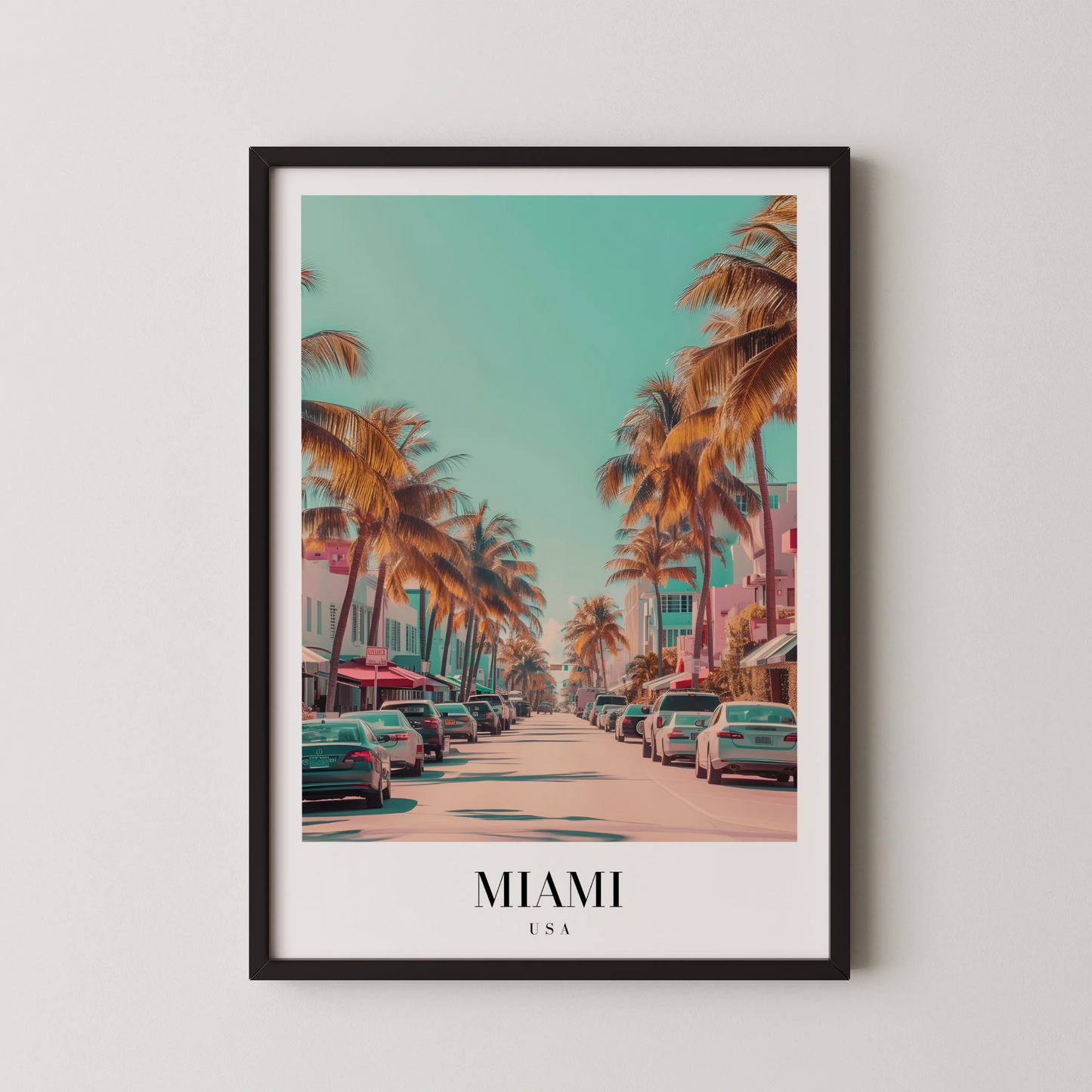 Miami, USA, City Prints