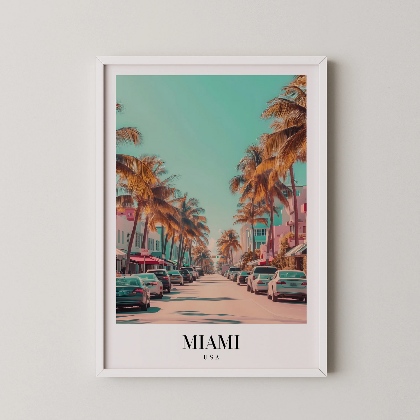Miami, USA, City Prints