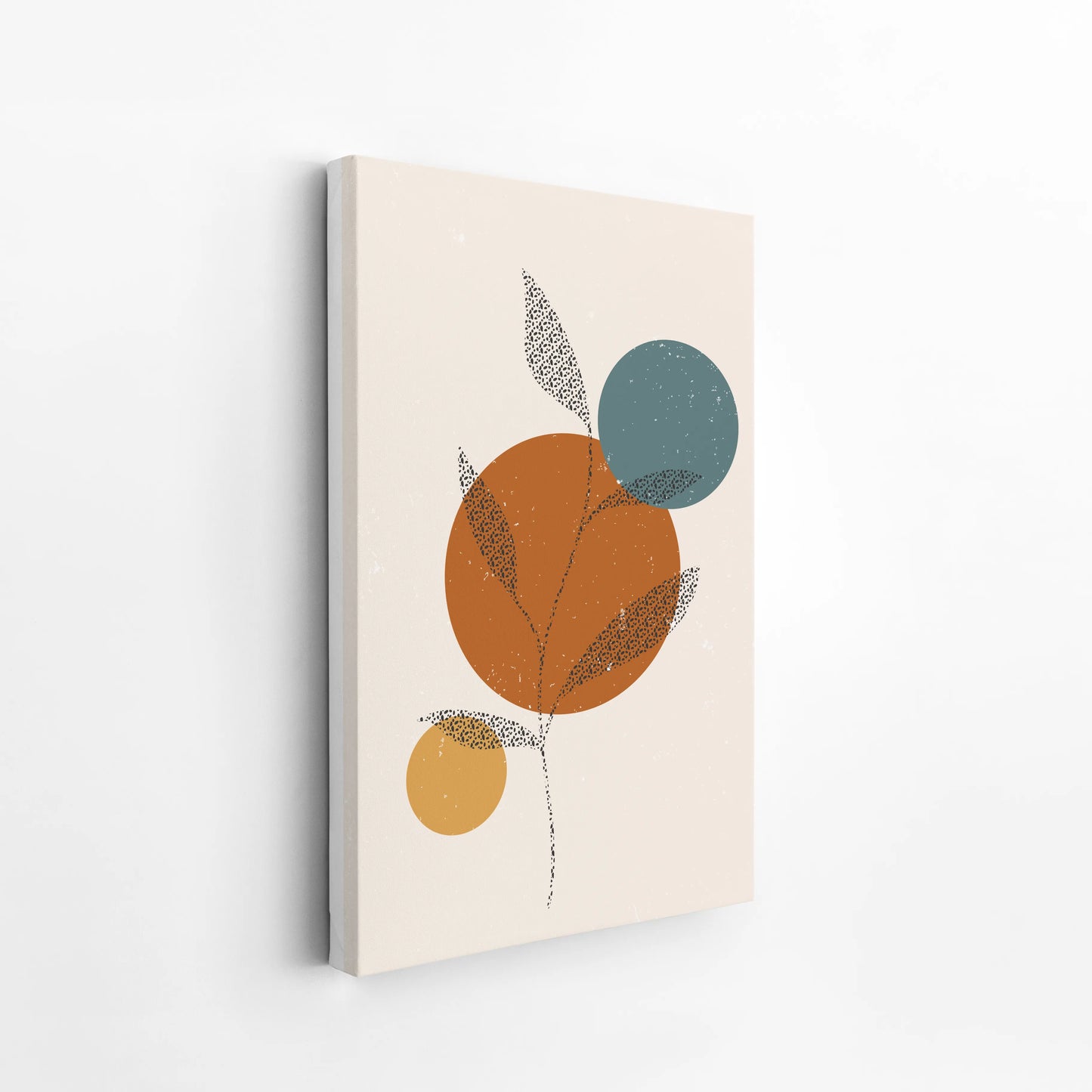 Minimal Artwork, Modern Colorful Abstract, Wall Painting