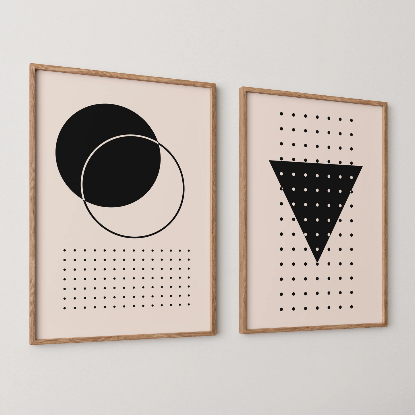 Modern Abstract II, Set of 2, Mid Century Aesthetic Wall Art