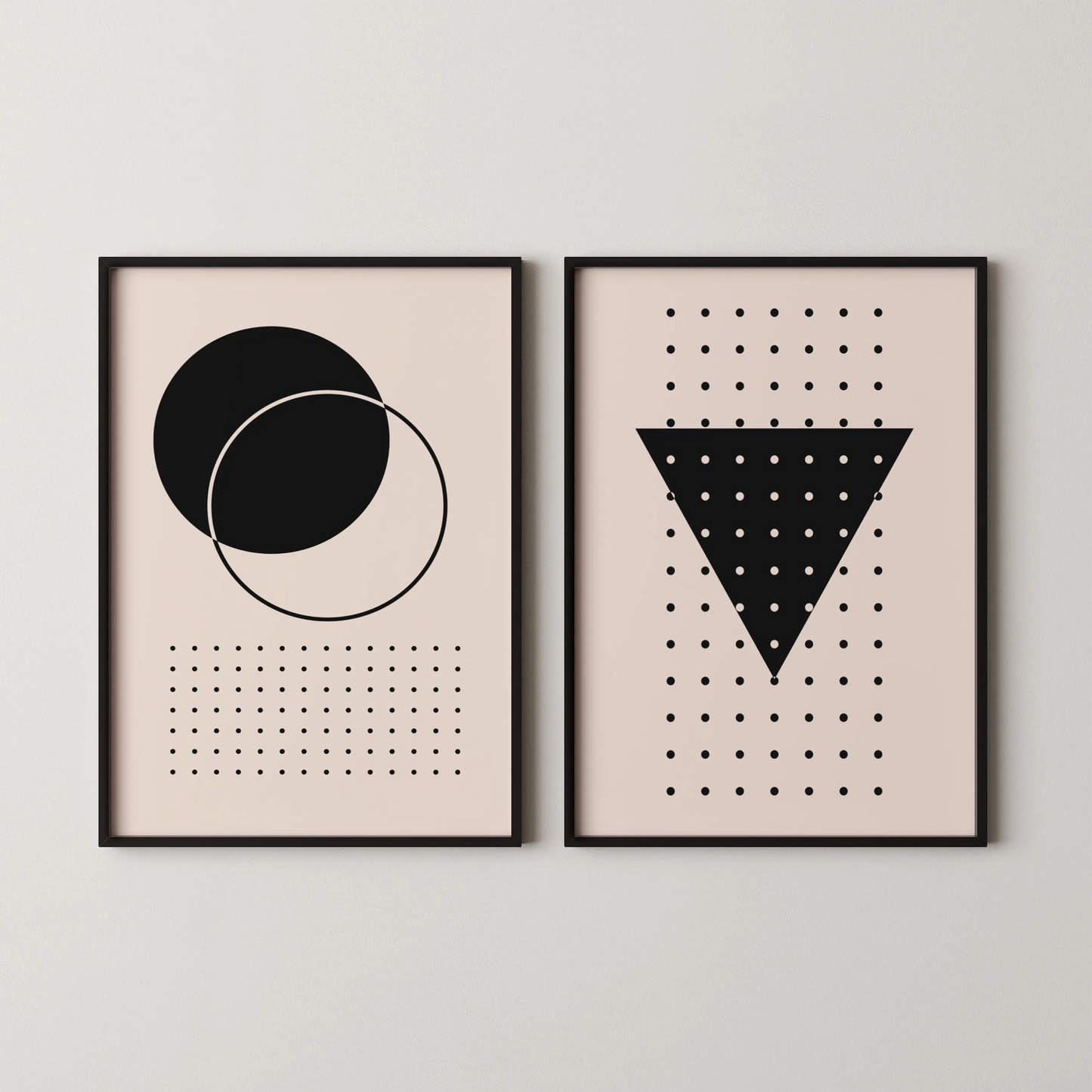 Modern Abstract II, Set of 2, Mid Century Aesthetic Wall Art