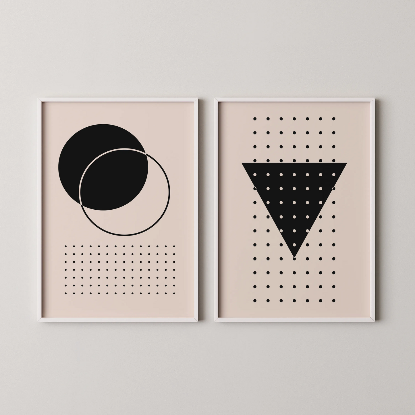 Modern Abstract II, Set of 2, Mid Century Aesthetic Wall Art
