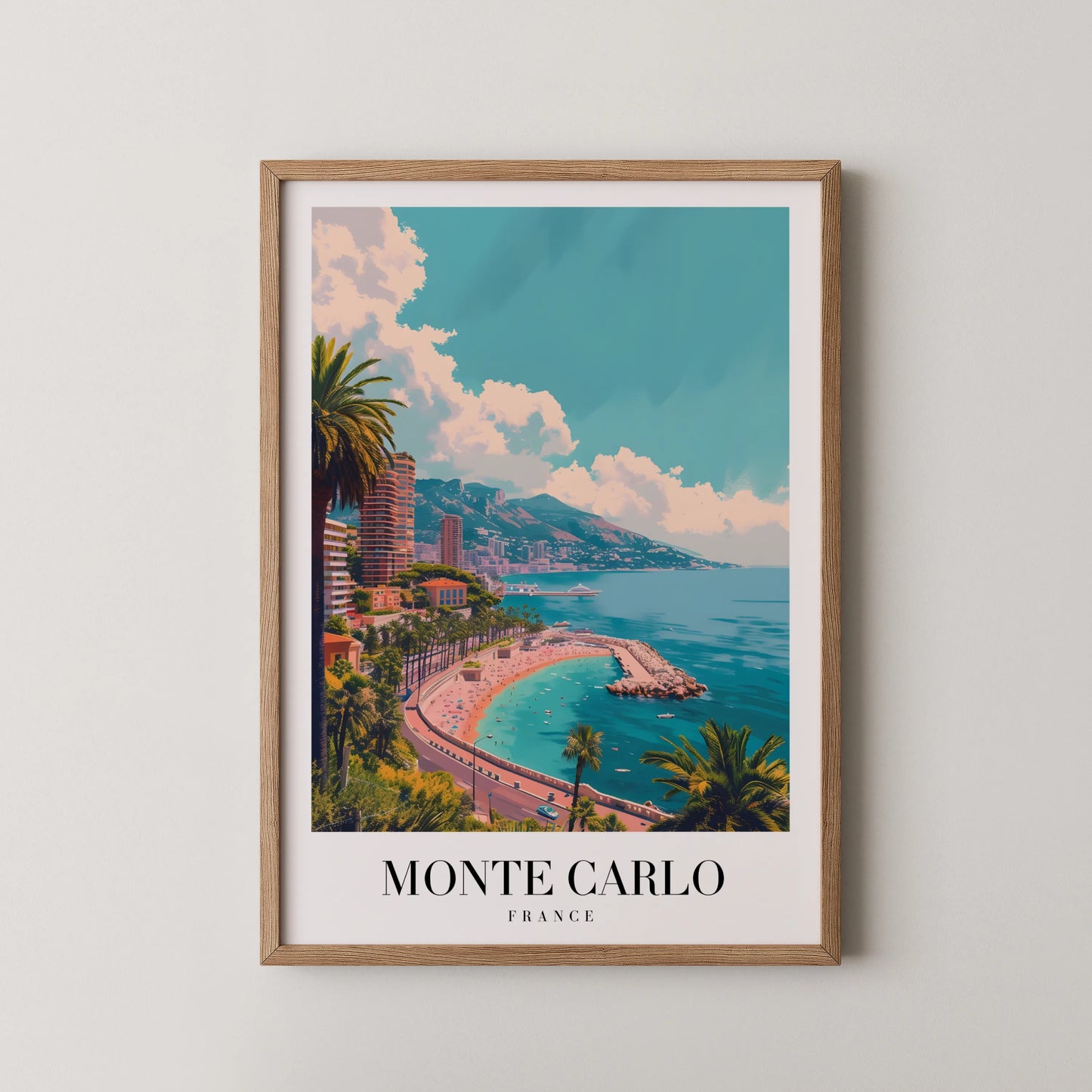 Monte Carlo, France, City Prints