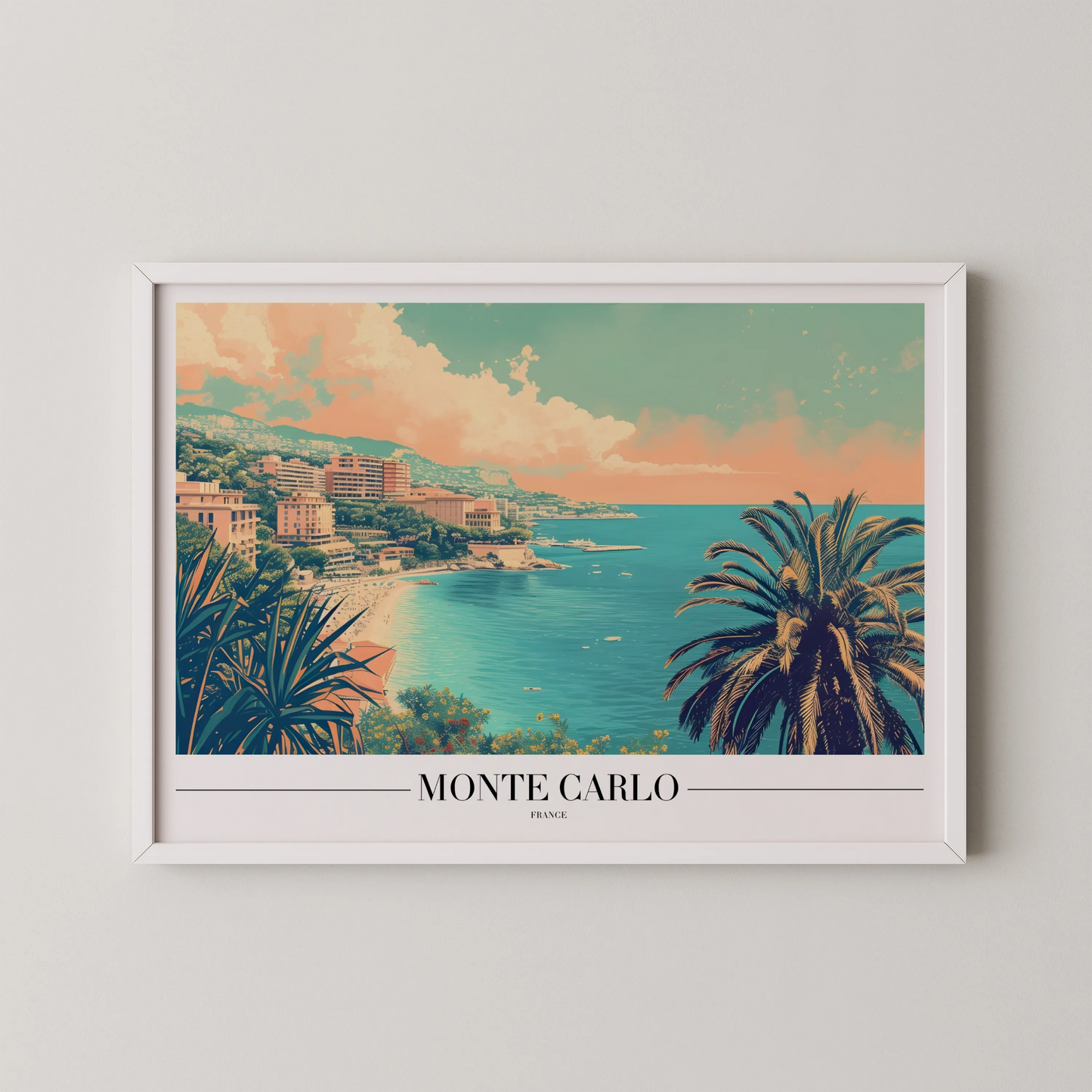 Monte Carlo, France, City Prints