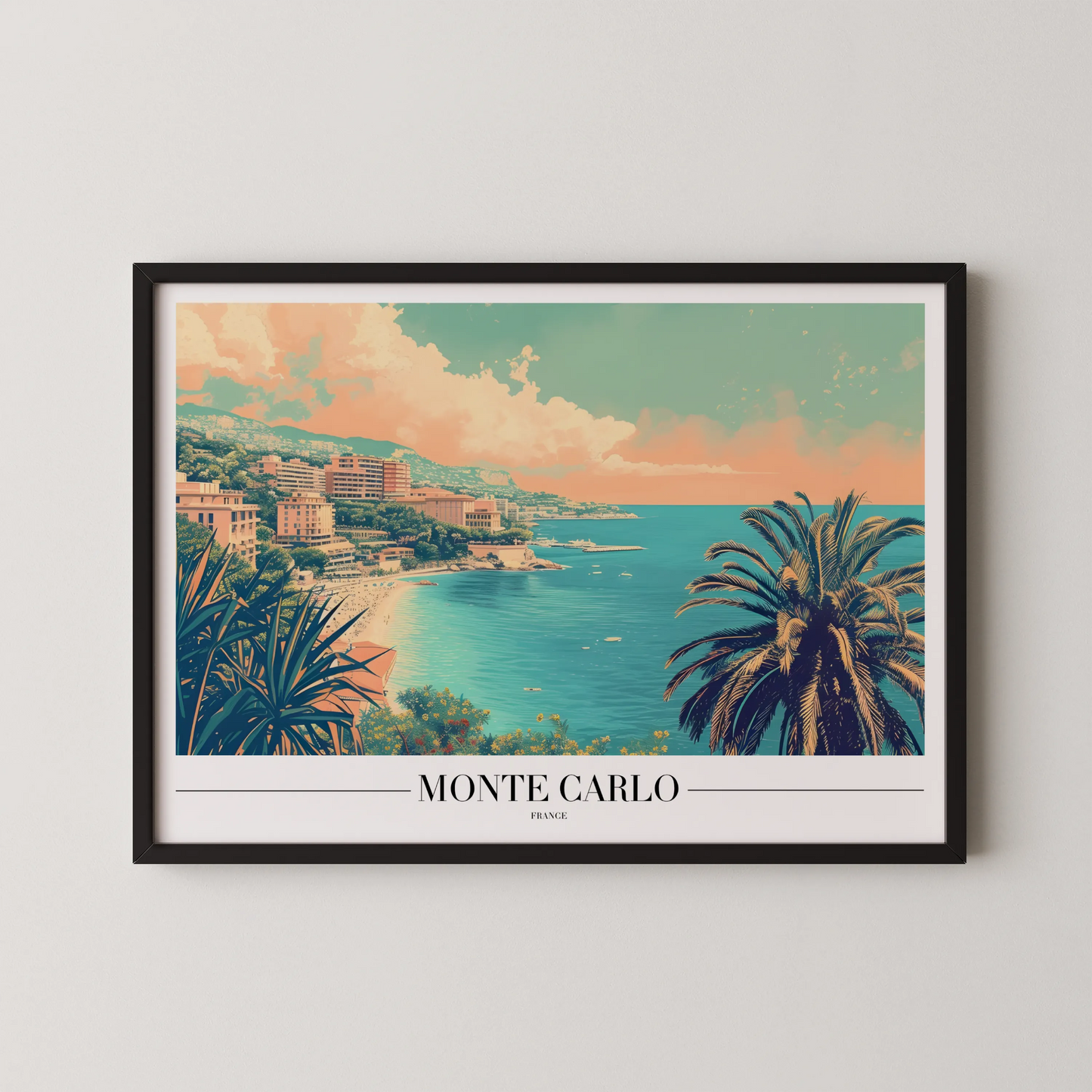 Monte Carlo, France, City Prints